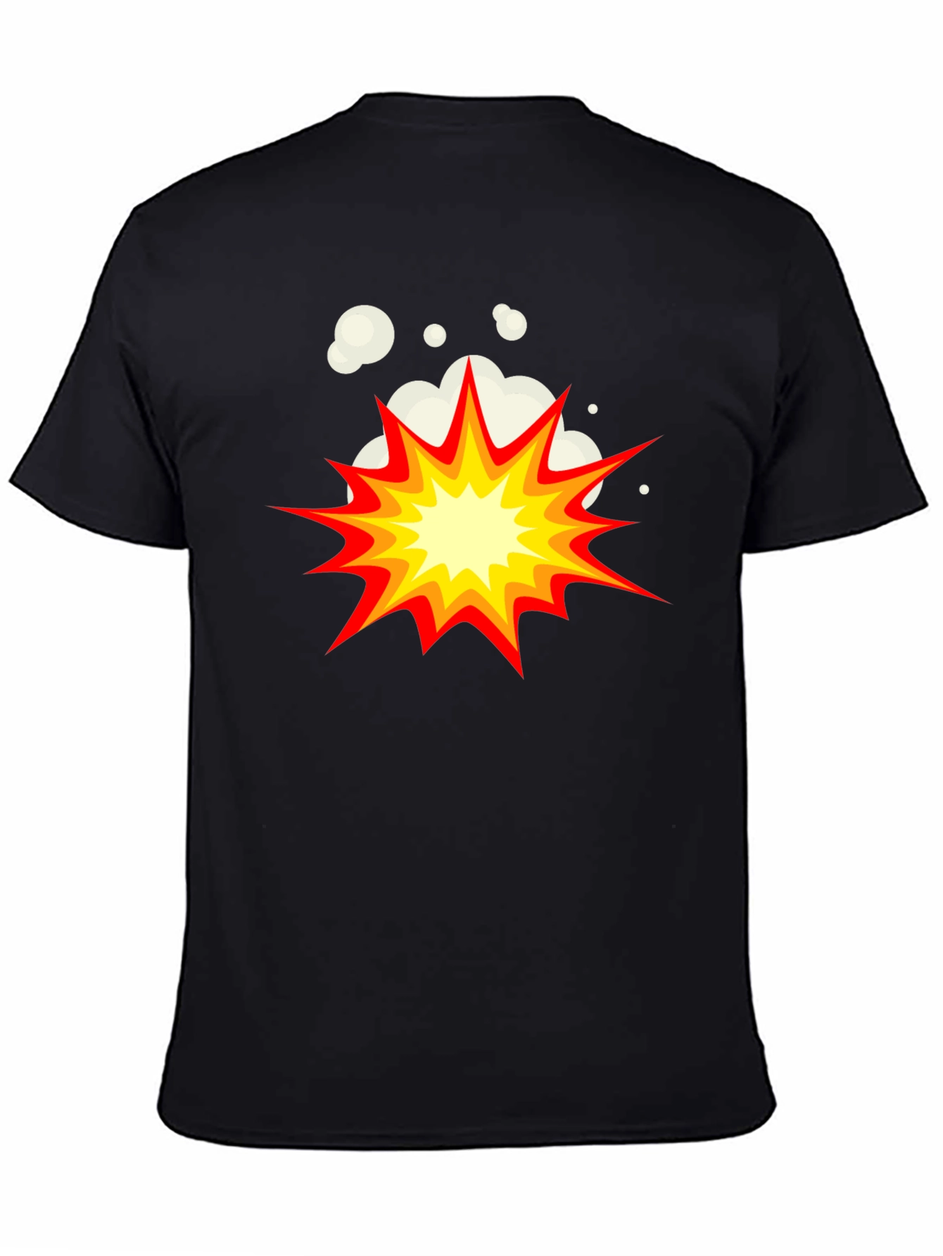 Explosion Graphic Tee - Black