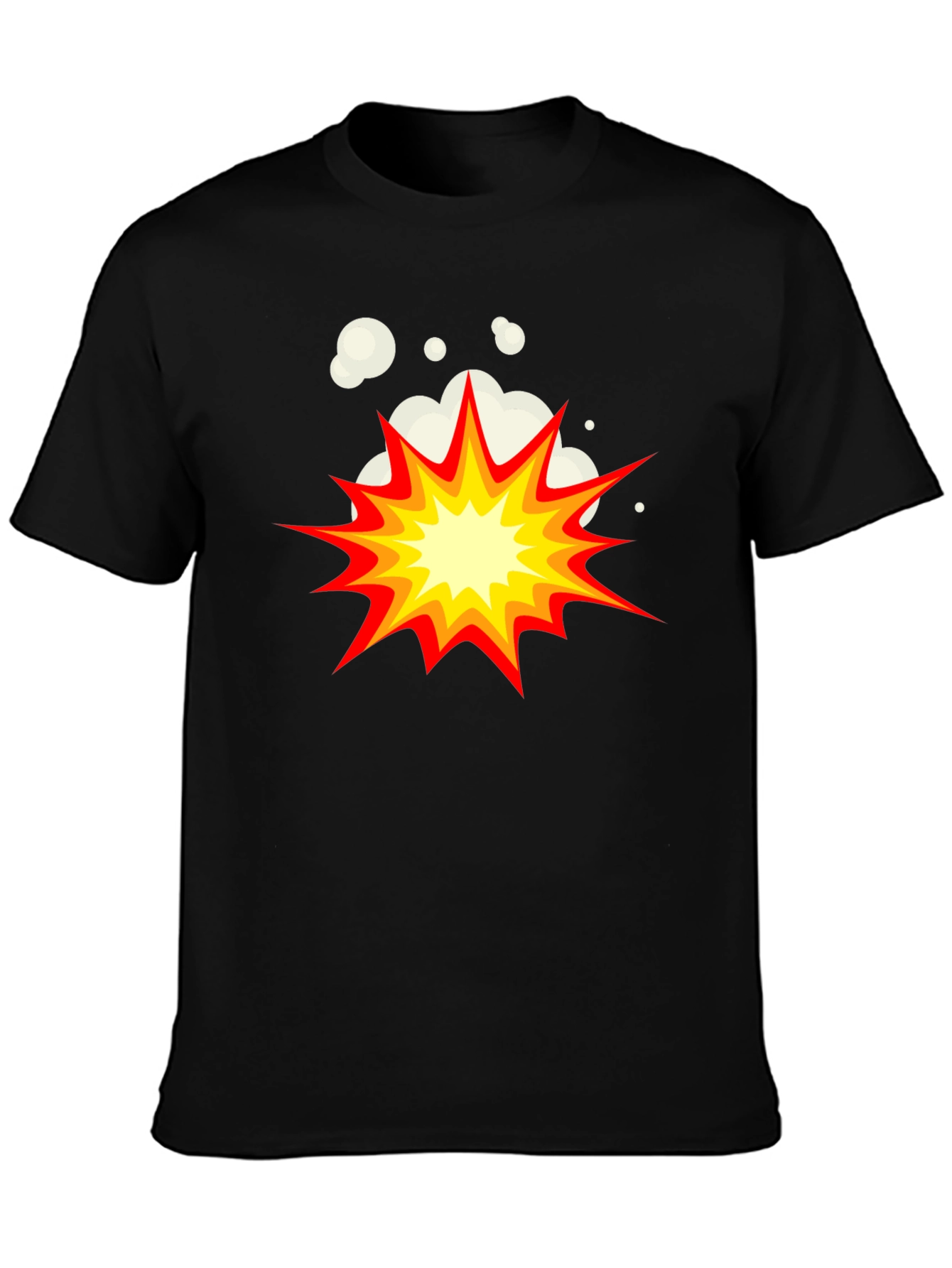 Explosion Graphic Tee - Black