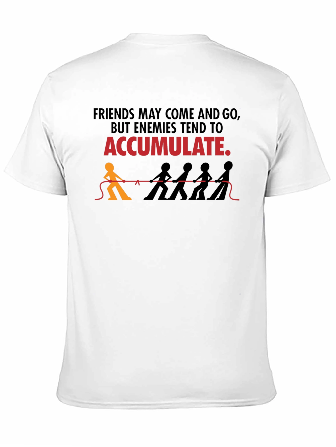 Friends/Enemies Graphic Tee - Accumulate