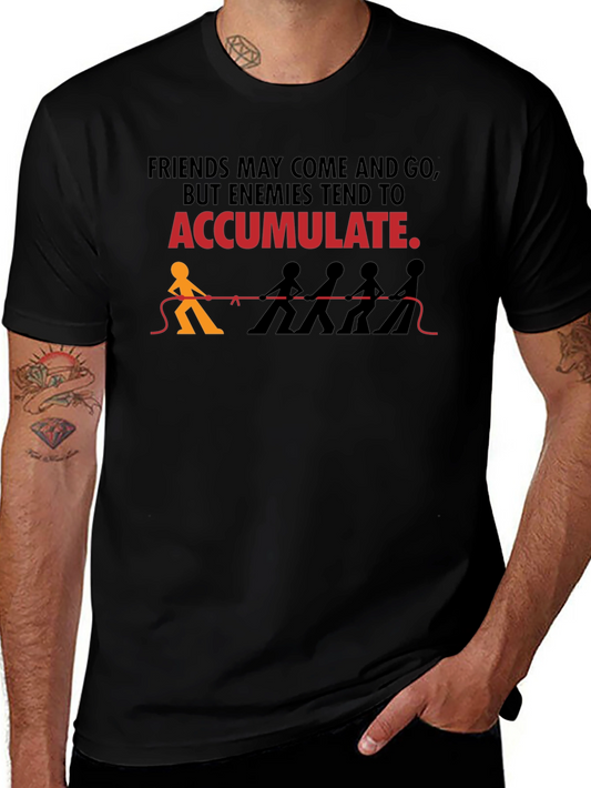 Friends/Enemies Graphic Tee - Accumulate