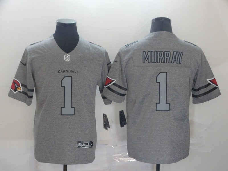 Men's Arizona Cardinals Kyler Murray #1 Gray Game Jerseys