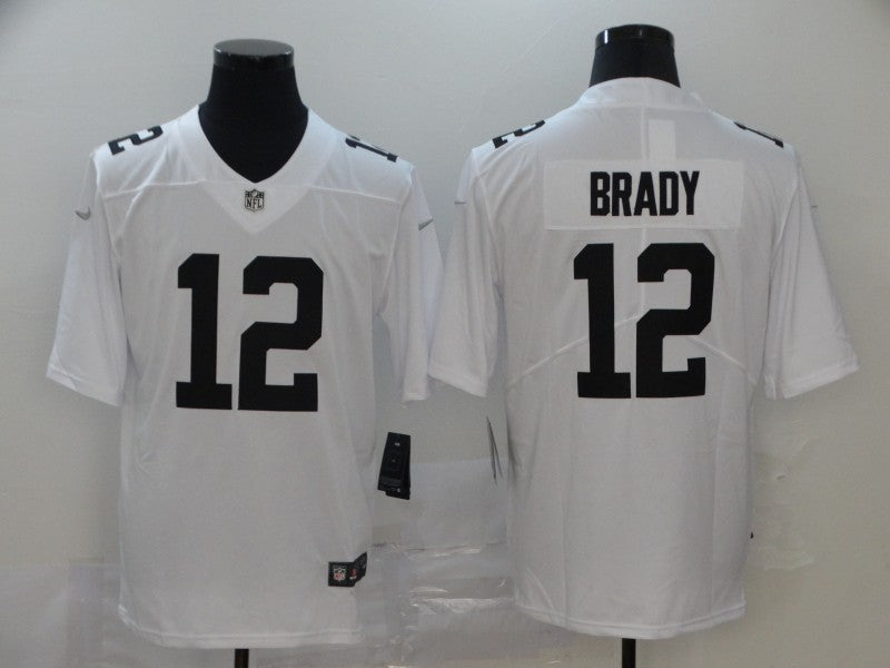 Men's Tampa Bay Buccaneers Tom Brady #12 White Alternate Game Jerseys