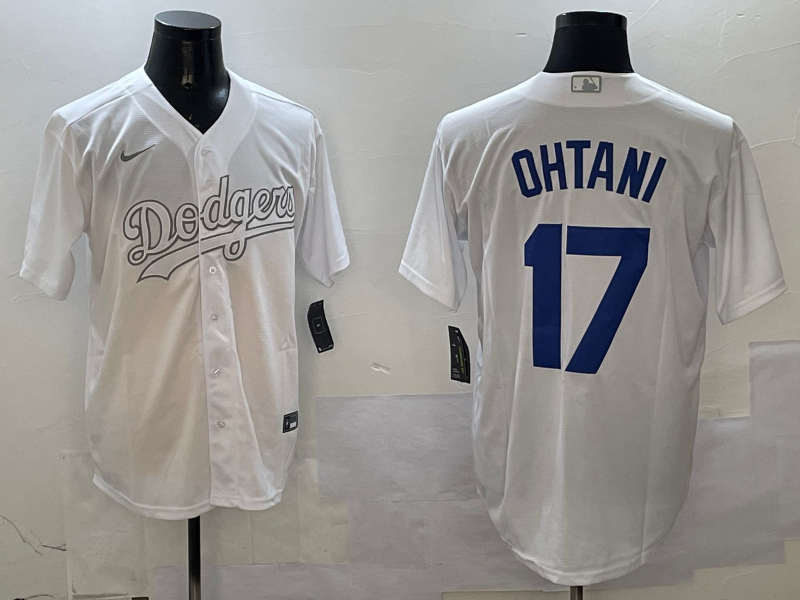 Men's Los Angeles Dodgers Shohei Ohtani White Game Player Jerseys