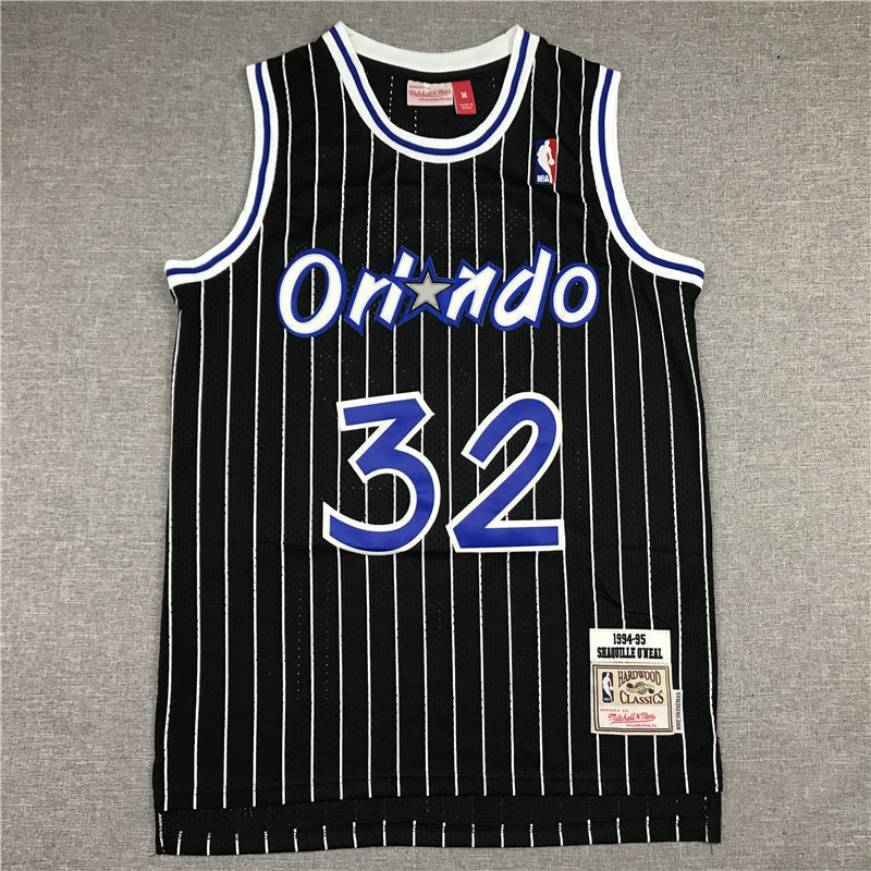 Men's Orlando Magic Shaquille O'Neal Black Classics 1994-95 Swingman Jerseys