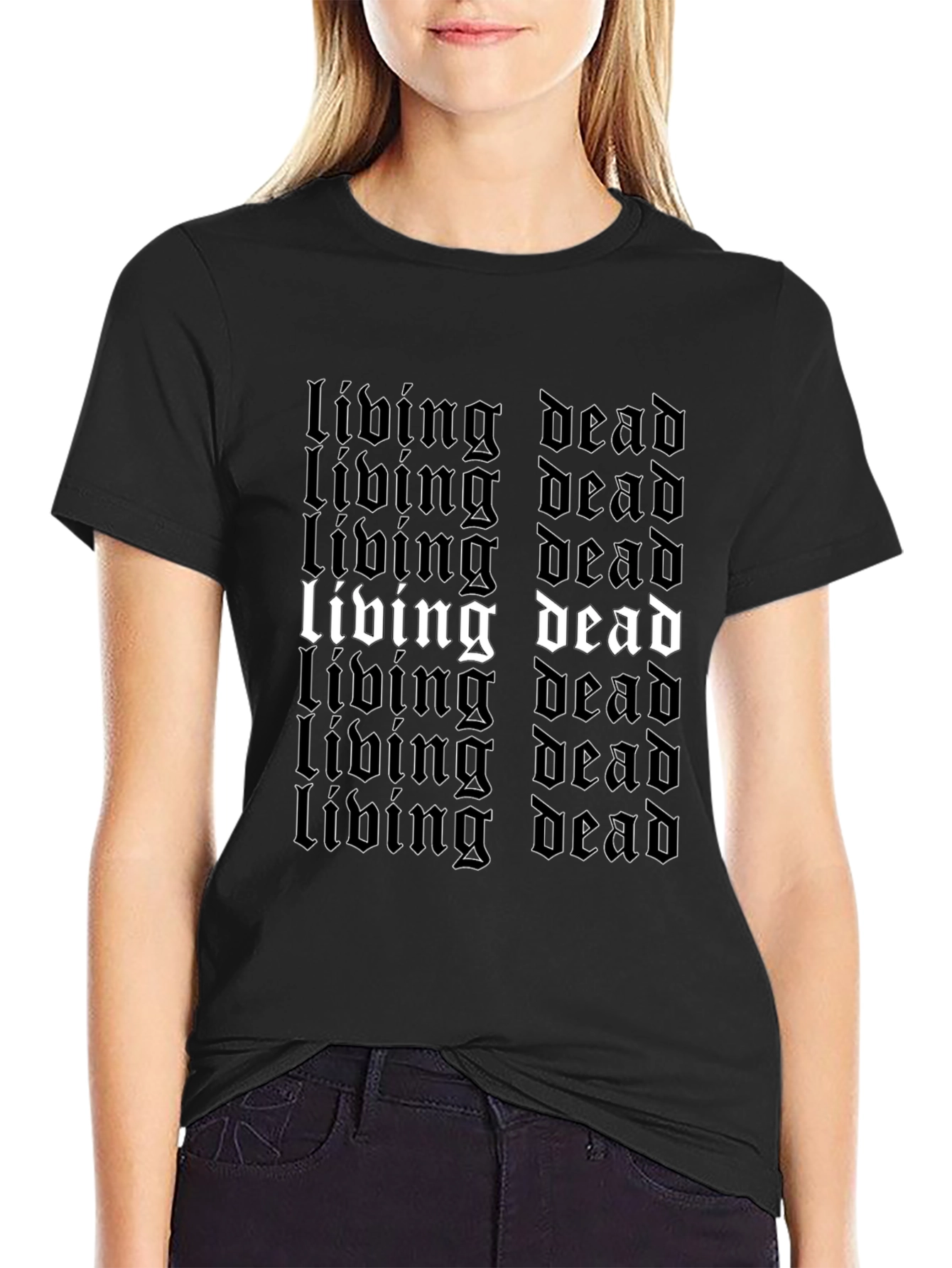 Living Dead Graphic Tee - Black