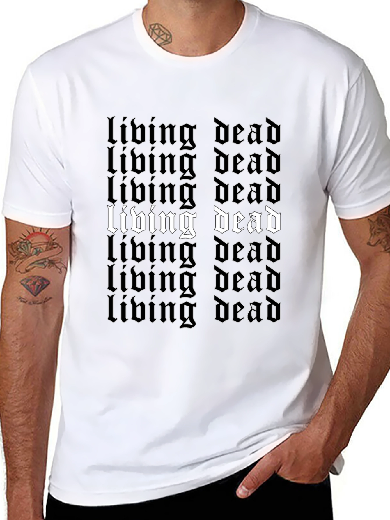 Living Dead Graphic Tee - Black
