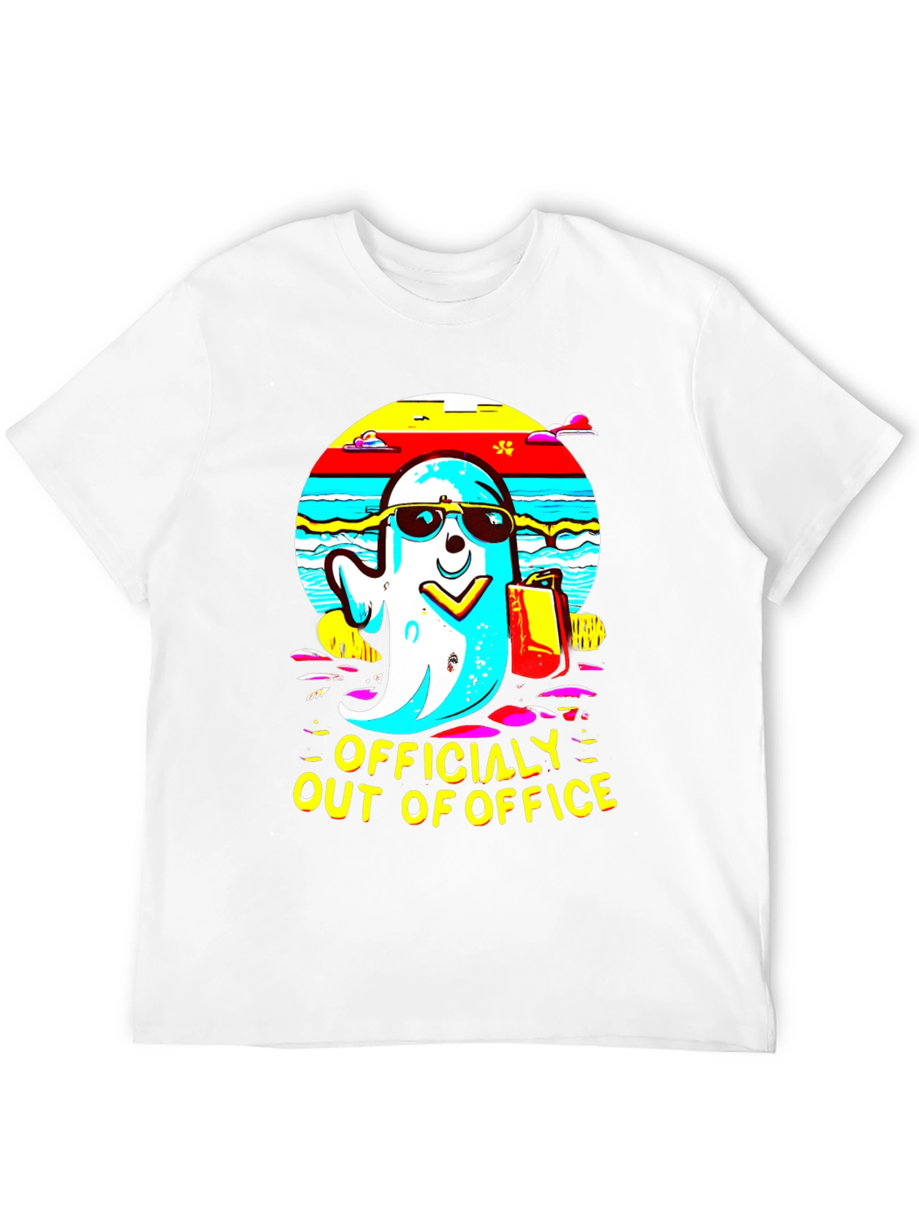 Officially Out of Office Ghost T-Shirt