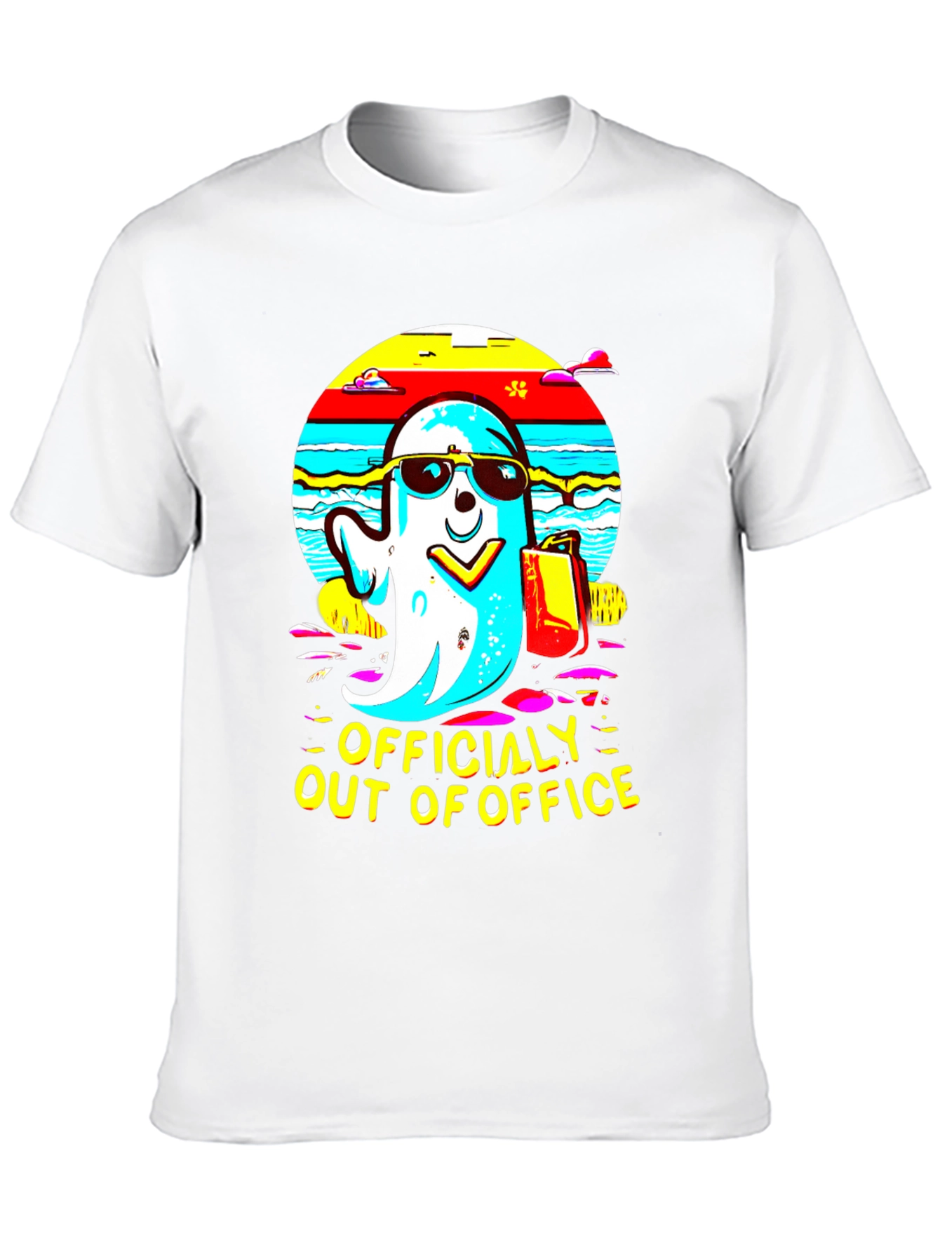 Officially Out of Office Ghost T-Shirt