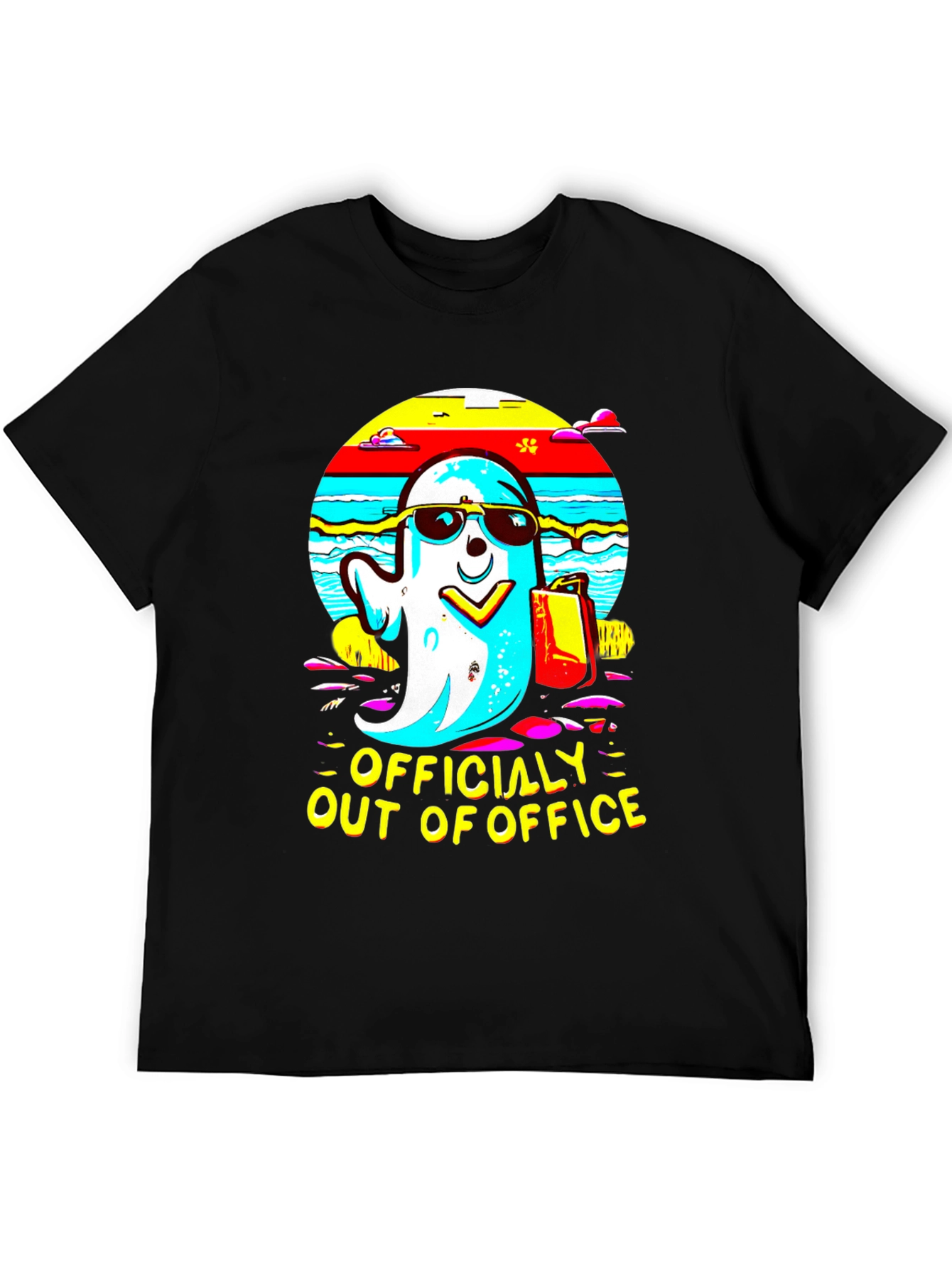 Officially Out of Office Ghost T-Shirt
