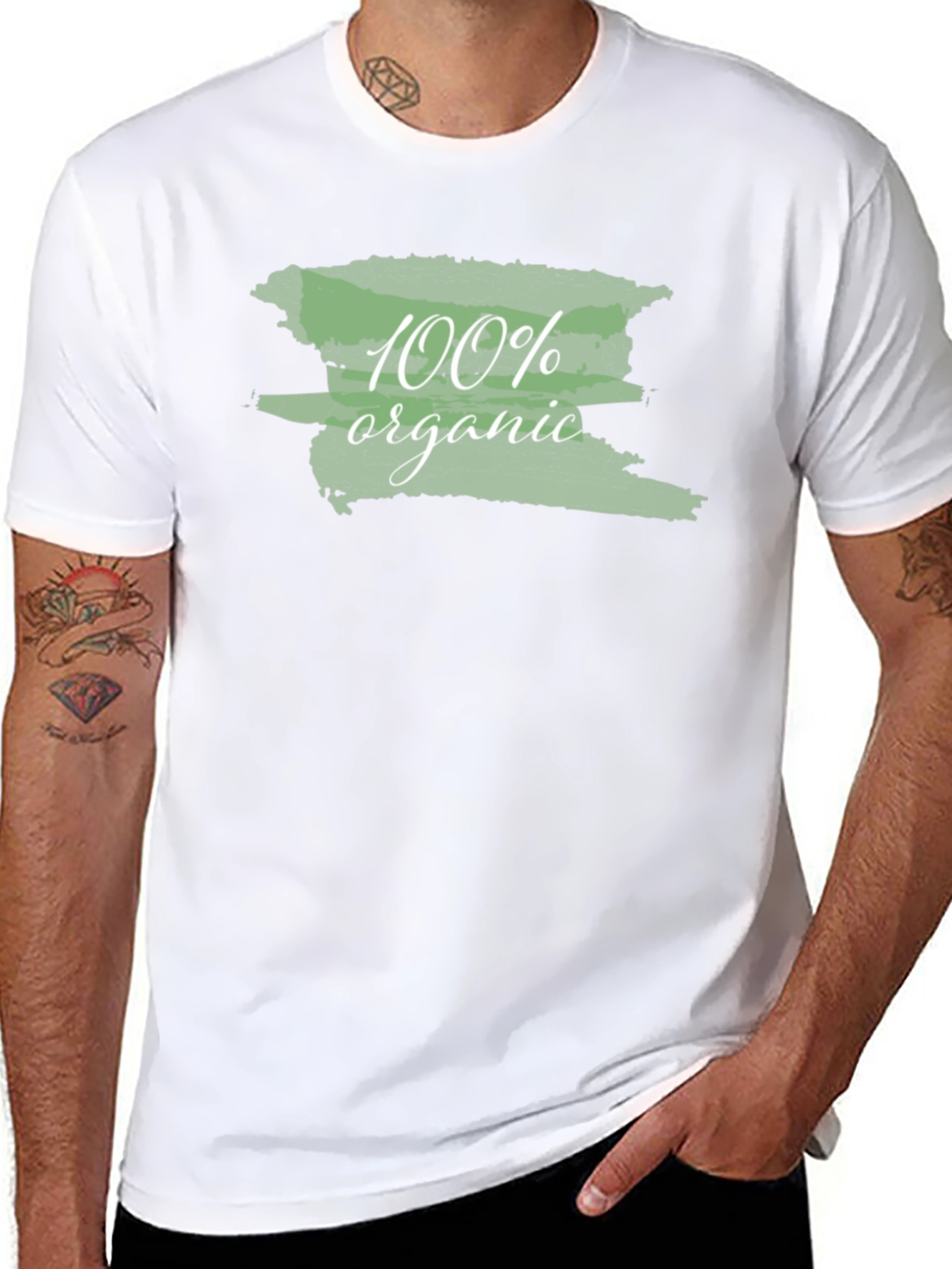 Organic Cotton Tee - Green Design