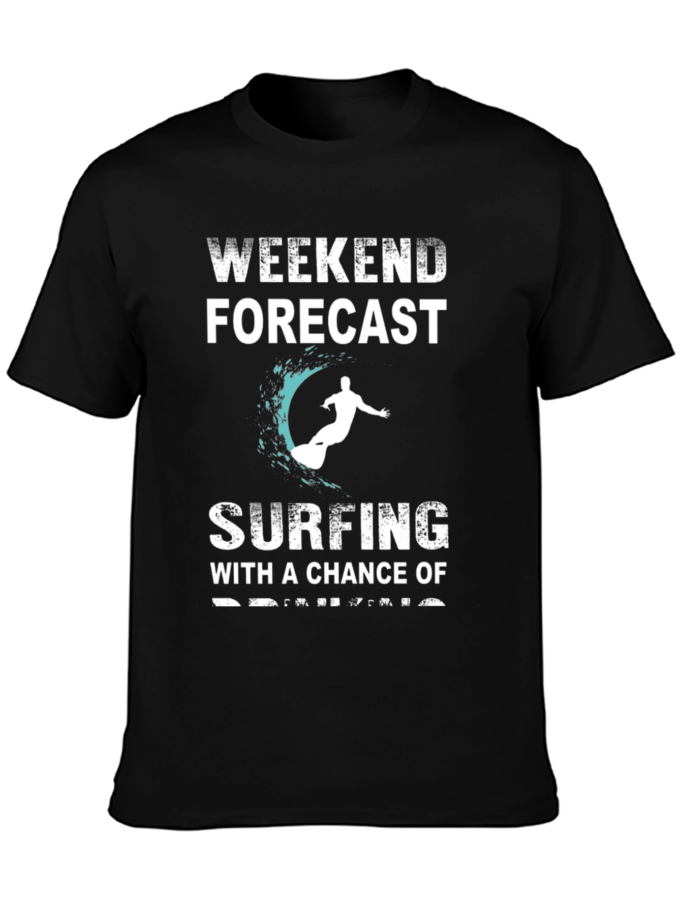 Weekend Forecast Surfing Graphic Tee
