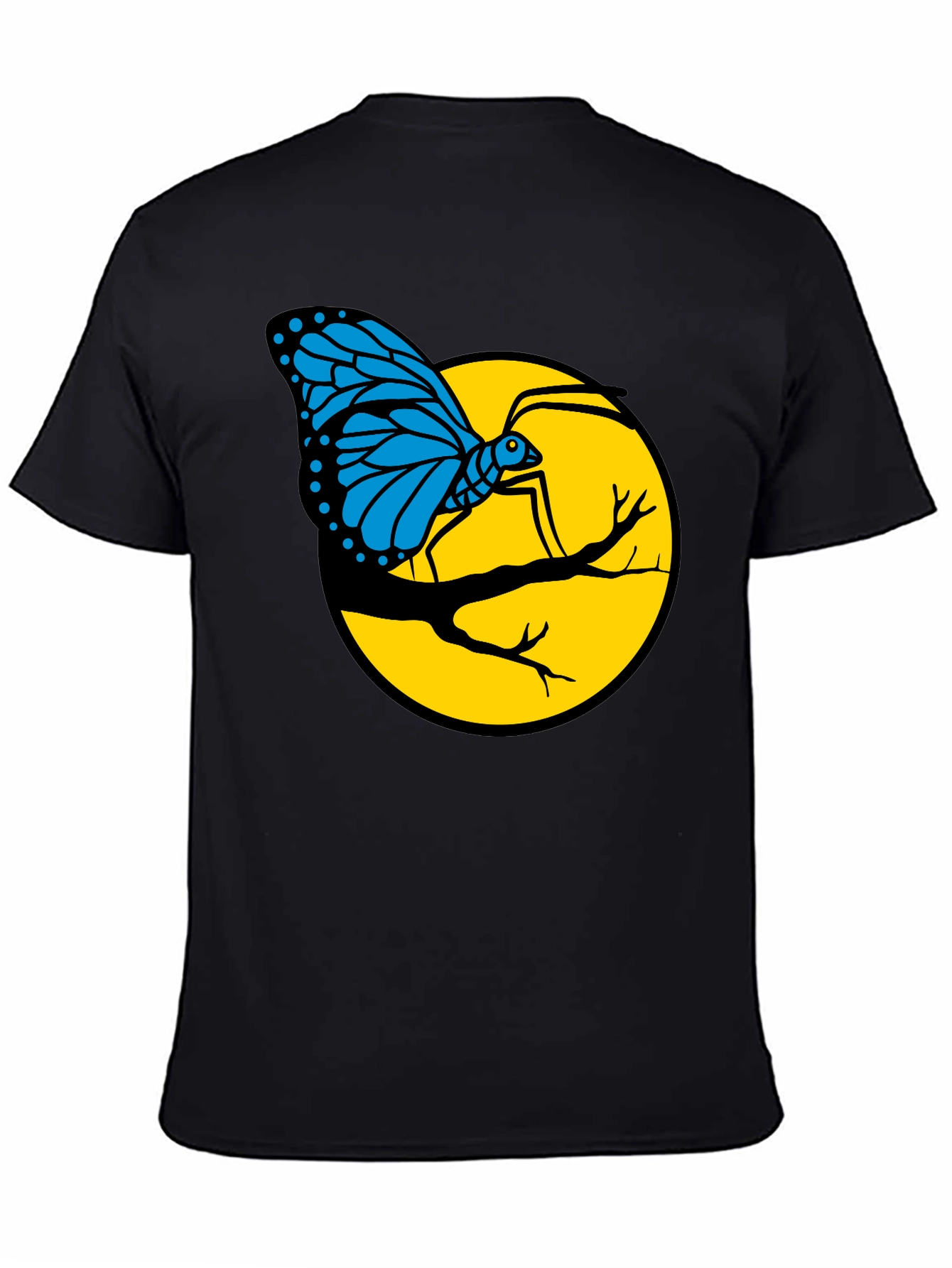 Butterfly on Branch Graphic T-Shirt