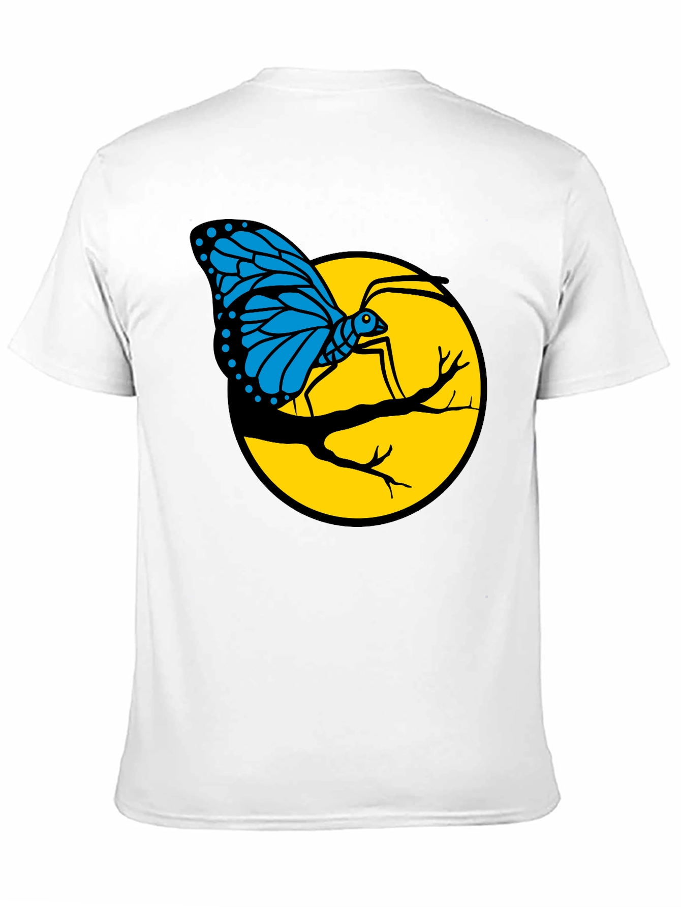 Butterfly on Branch Graphic T-Shirt