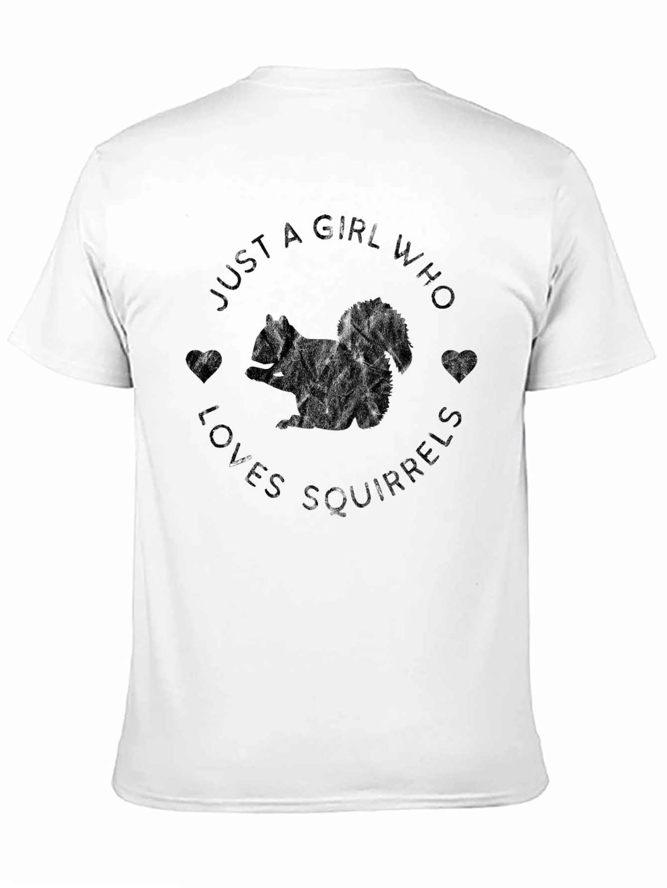 Girl Loves Squirrels Graphic Tee