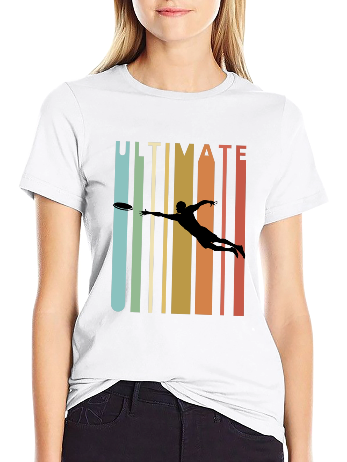 Ultimate Frisbee Retro Style T-Shirt
