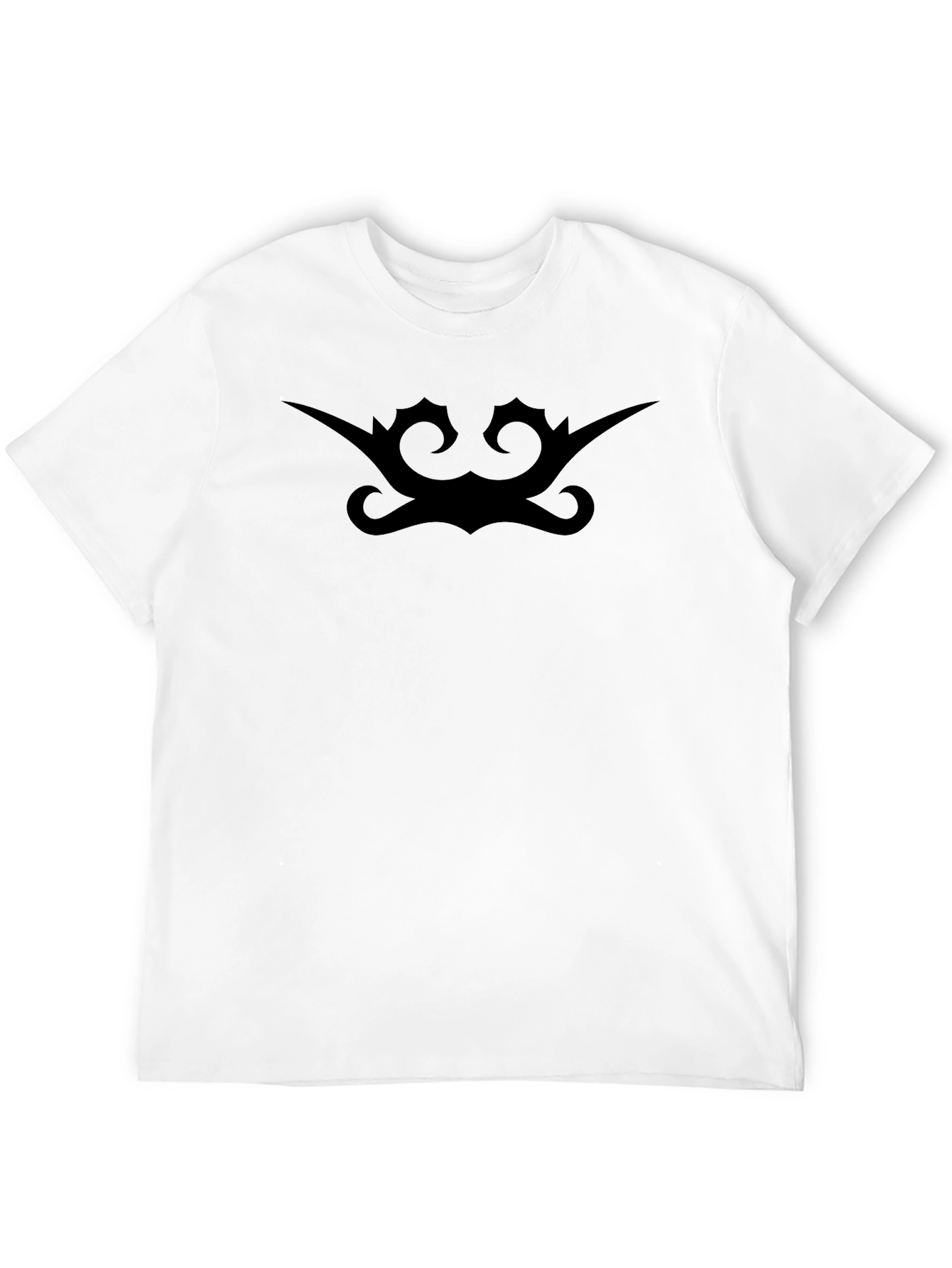 Mens Black Graphic Tee - Unique Design