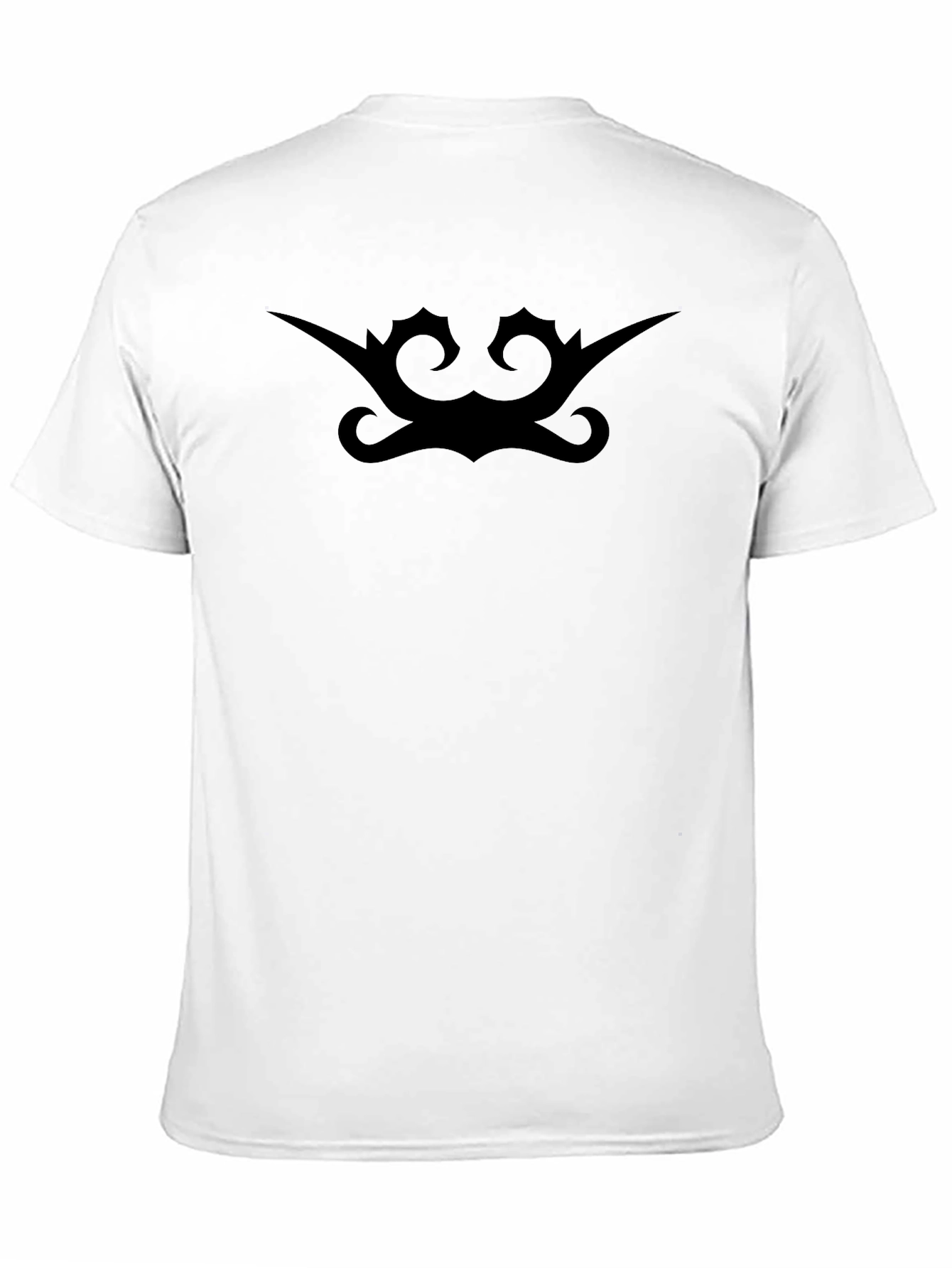 Mens Black Graphic Tee - Unique Design