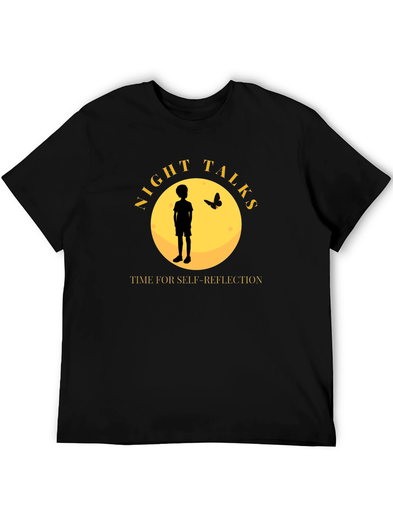 Night Talks T-Shirt - Self-Reflection Design