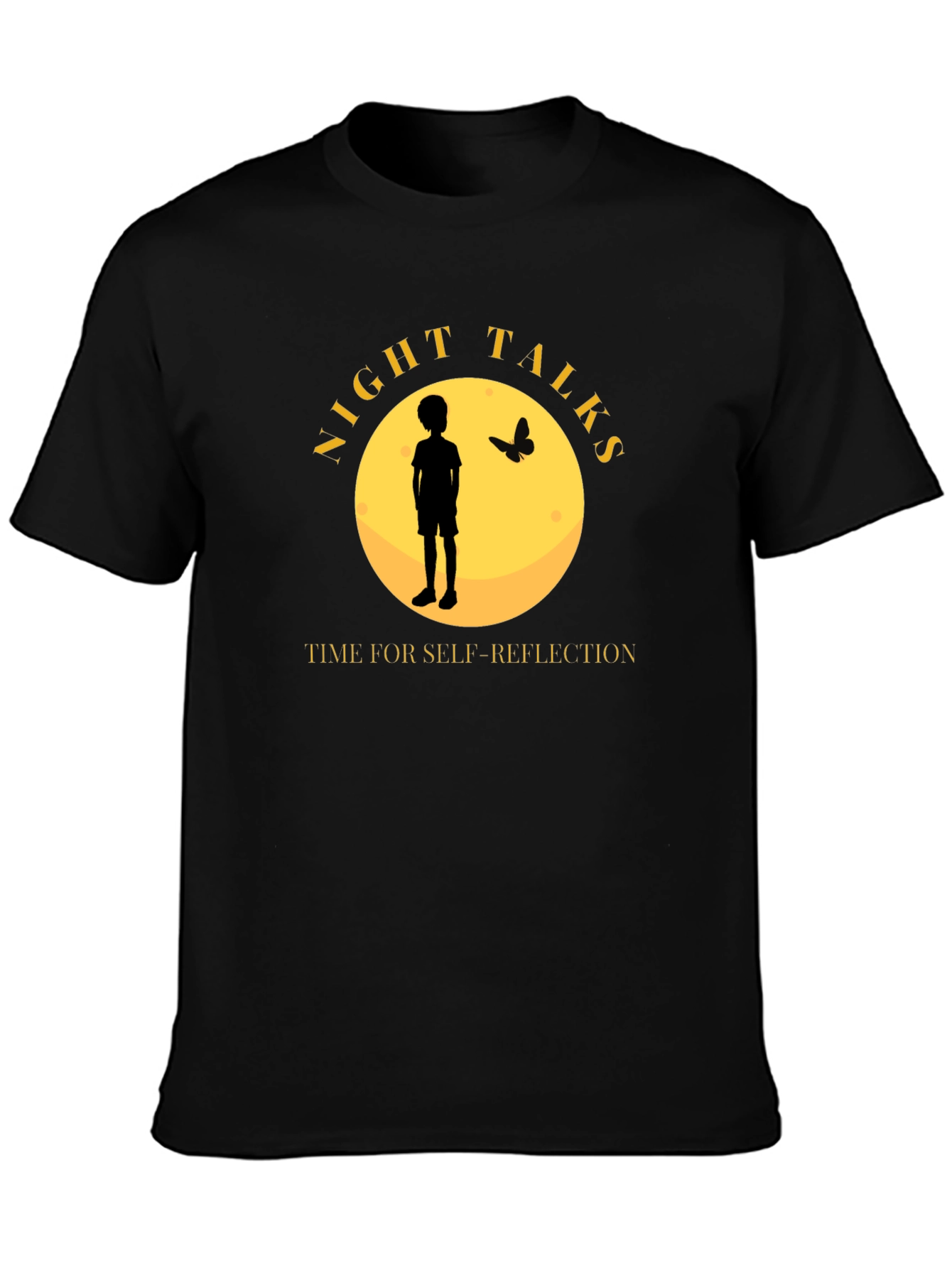 Night Talks T-Shirt - Self-Reflection Design