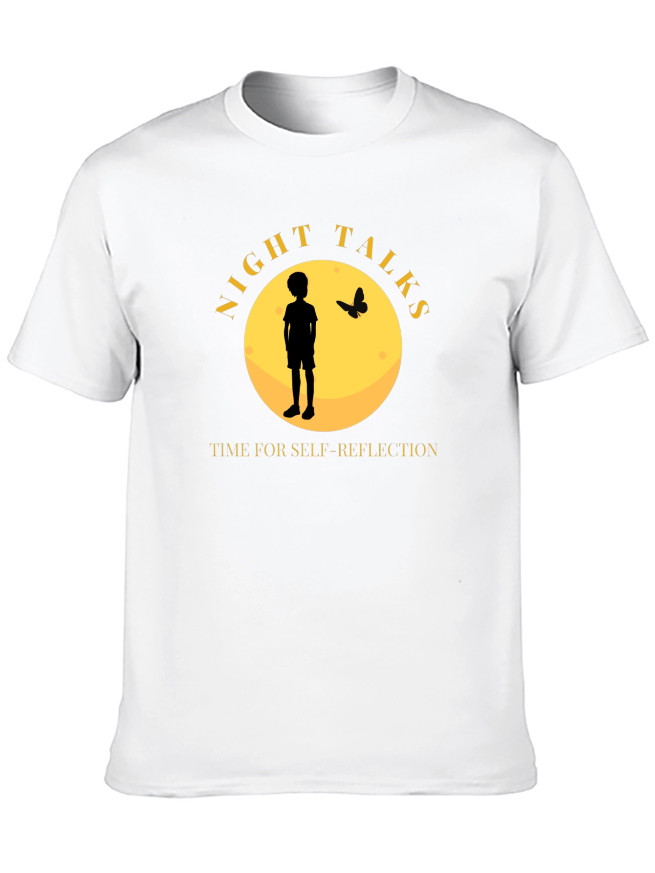 Night Talks T-Shirt - Self-Reflection Design
