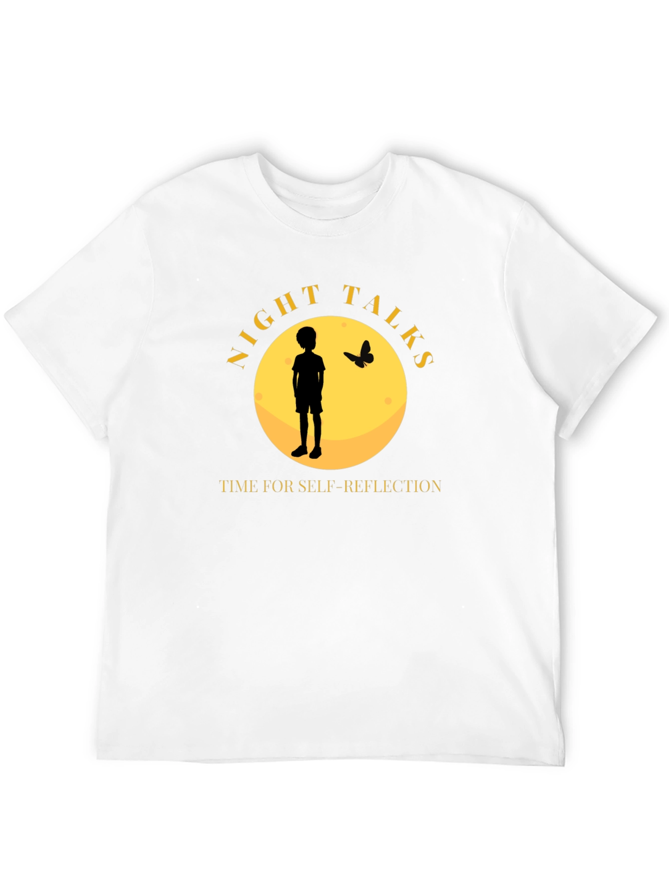 Night Talks T-Shirt - Self-Reflection Design