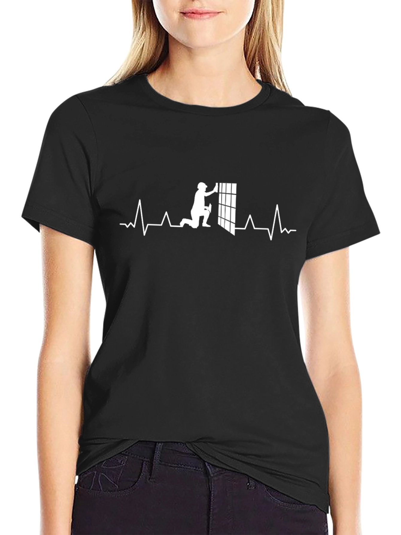 Window Cleaner Heartbeat T-Shirt
