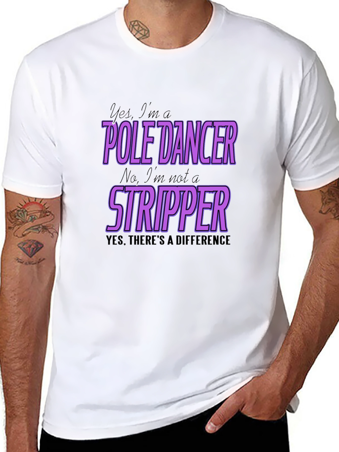 Pole Dancer T-Shirt - Yes Im a Pole Dancer