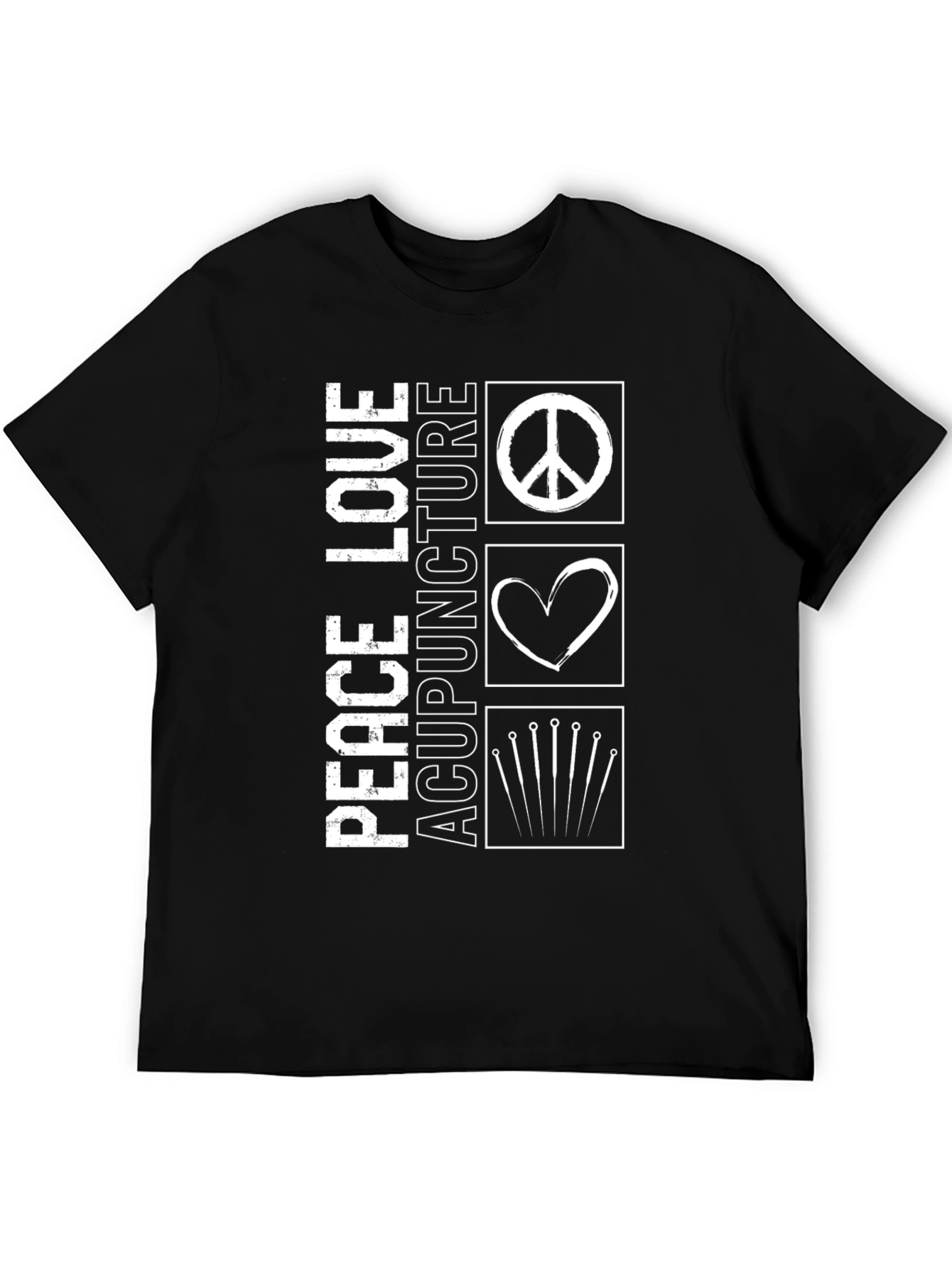 Peace Love Acupuncture Graphic T-Shirt