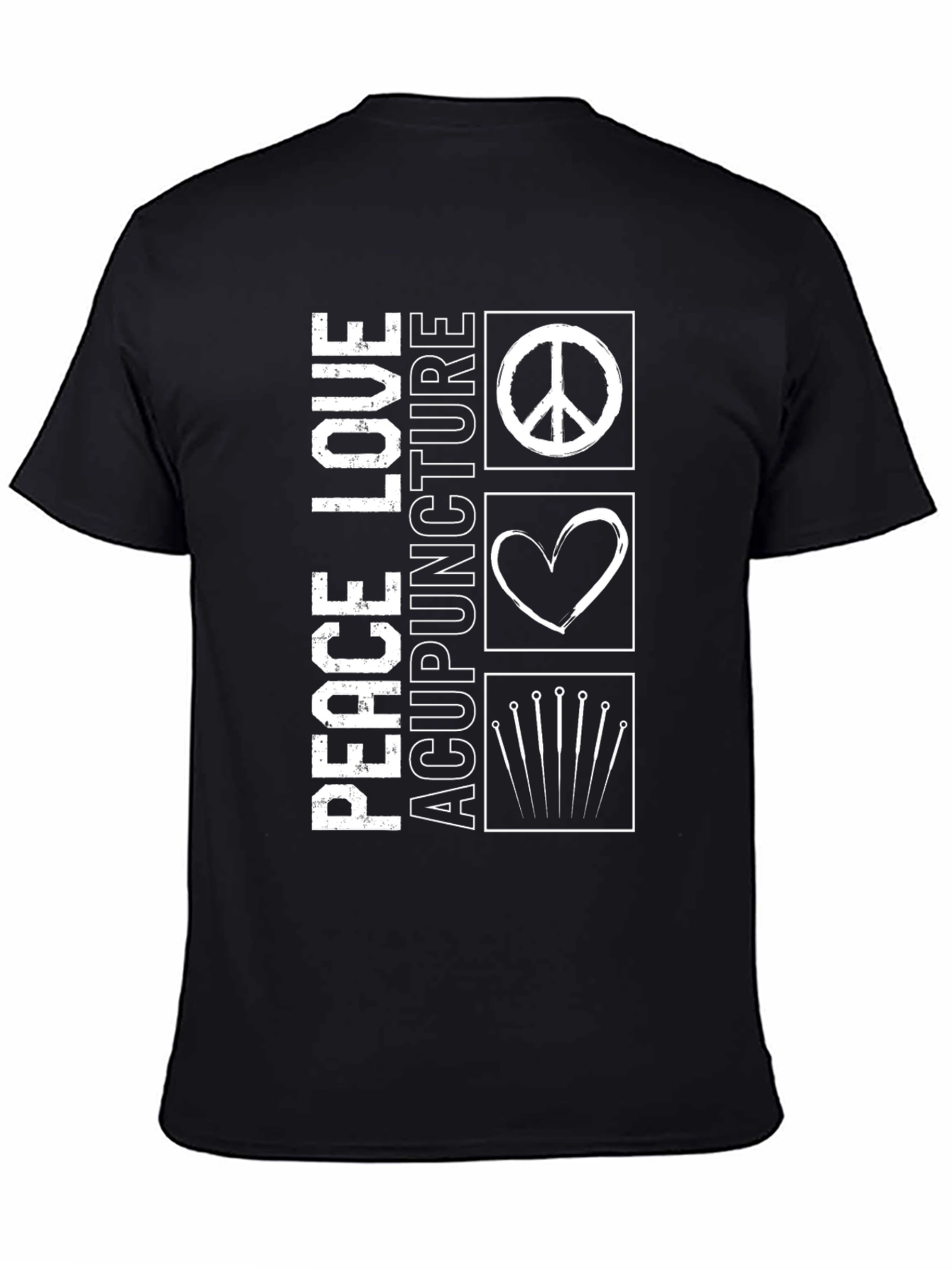 Peace Love Acupuncture Graphic T-Shirt