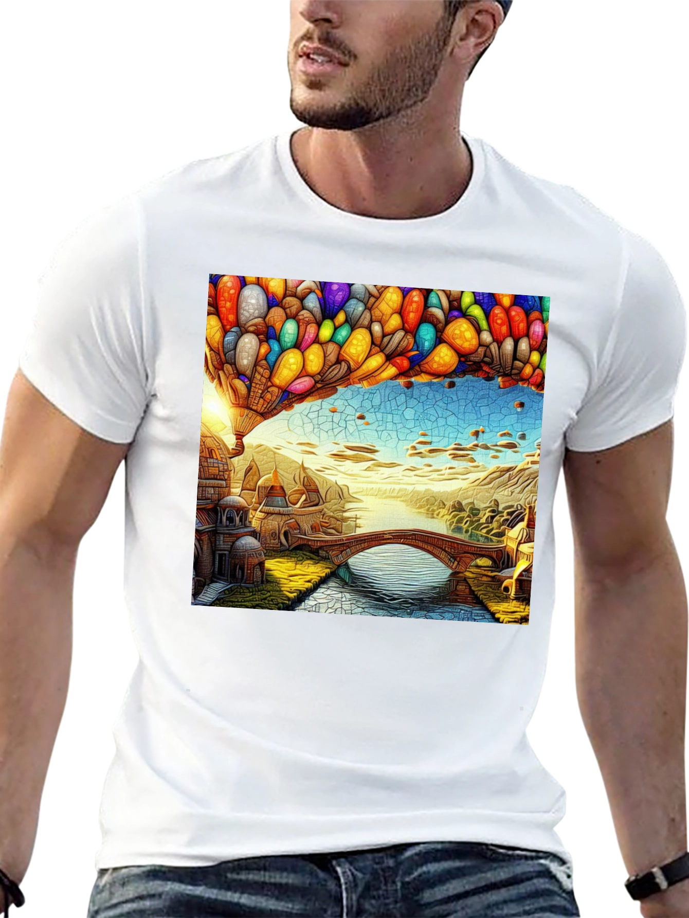 Artistic Hot Air Balloon T-Shirt