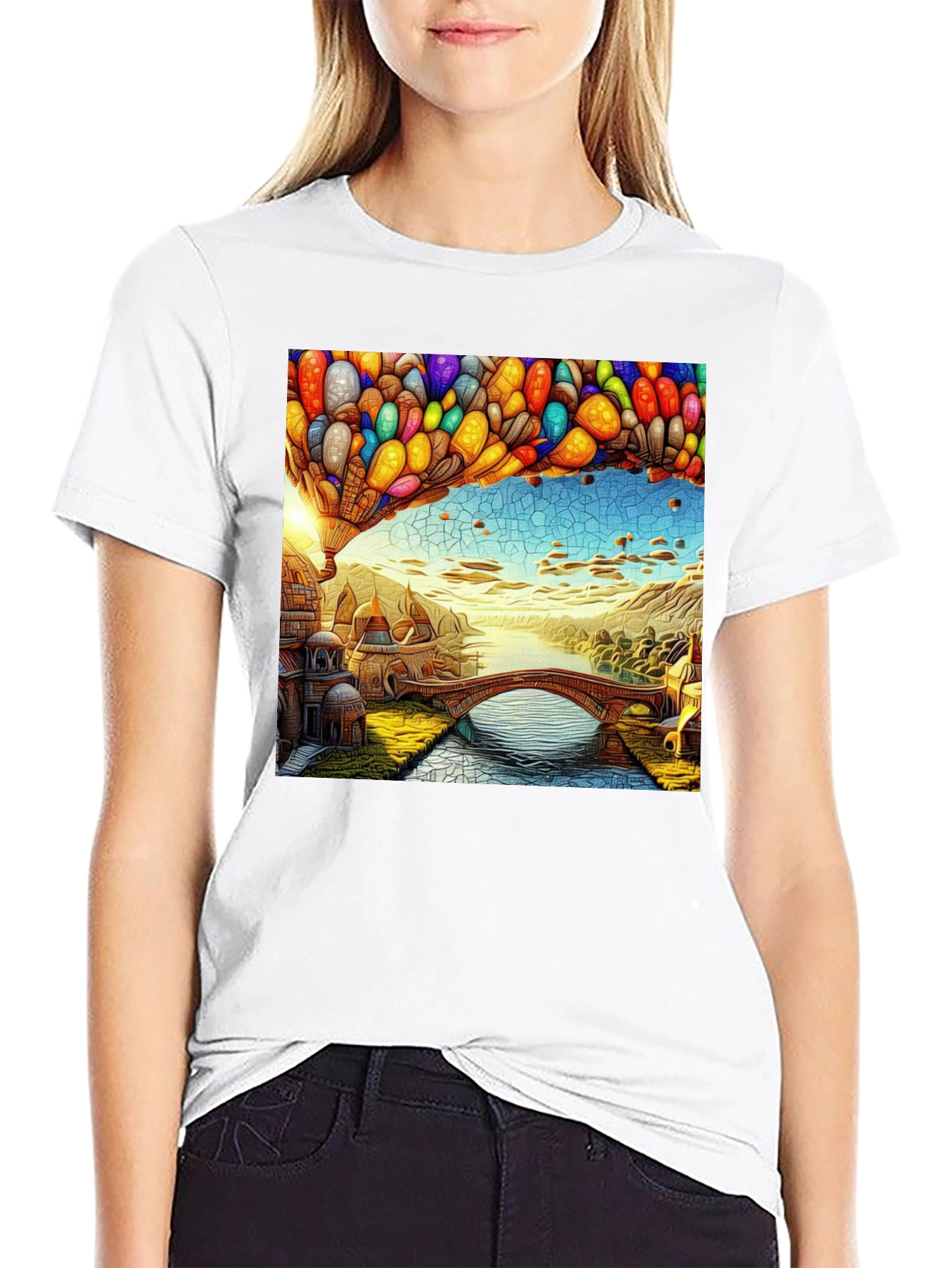 Artistic Hot Air Balloon T-Shirt