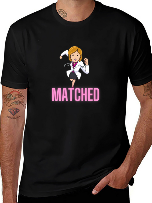 Matched Doctor Graphic Tee - Medical Resident Gift