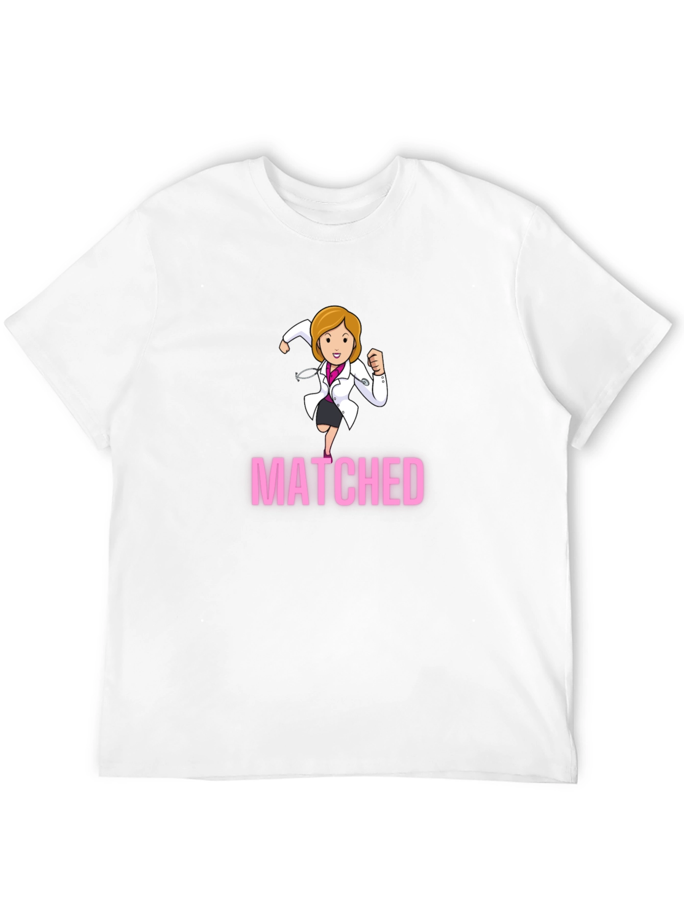 Matched Doctor Graphic Tee - Medical Resident Gift