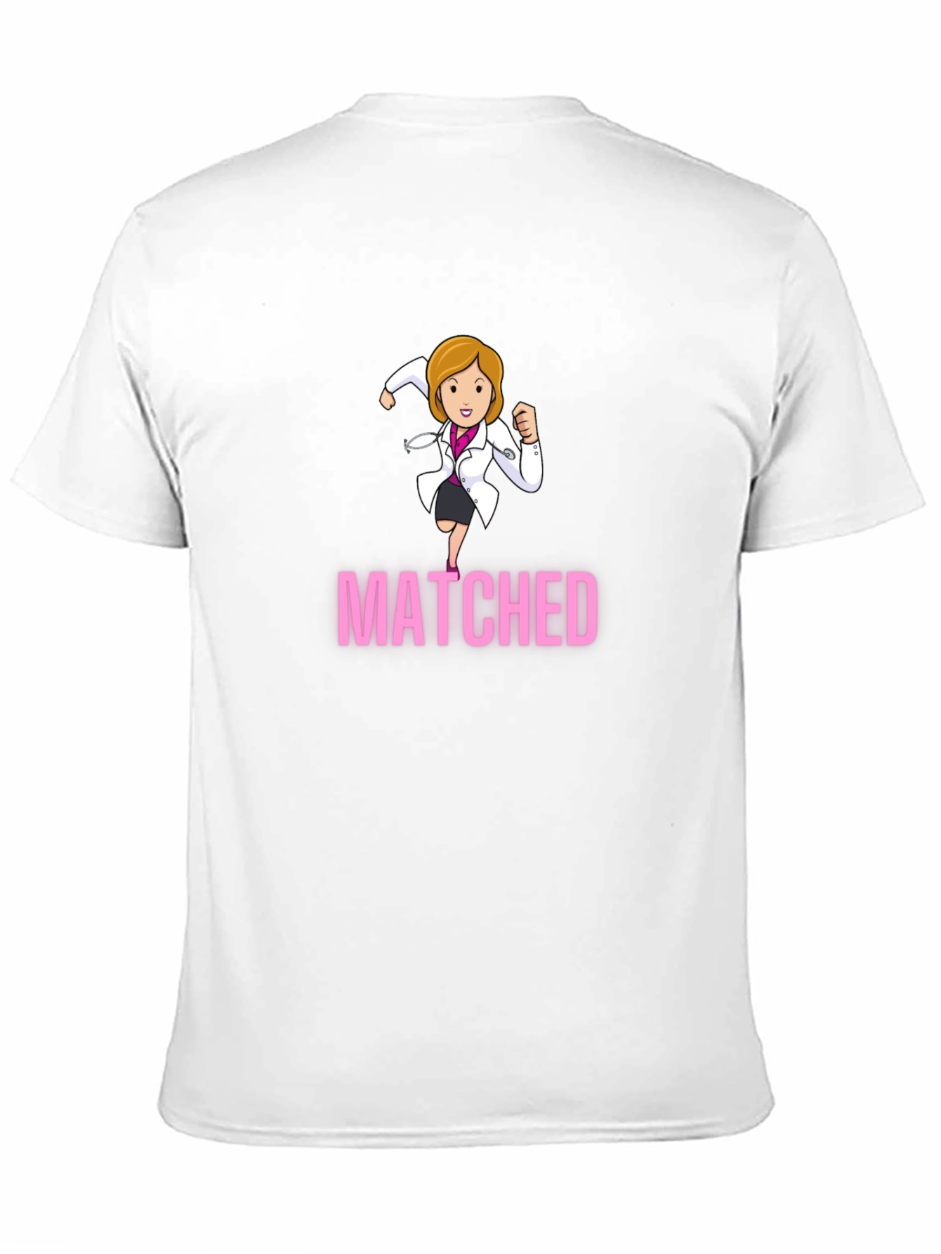 Matched Doctor Graphic Tee - Medical Resident Gift