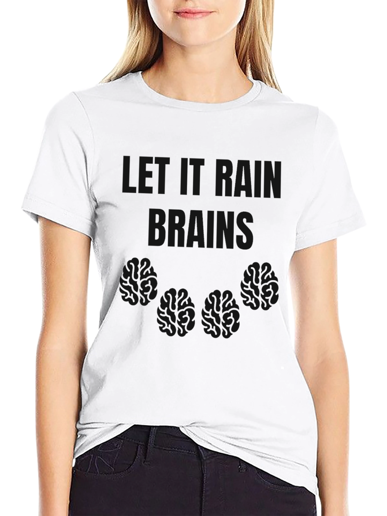 Mens Black Crew Neck Short Sleeve T-Shirt
