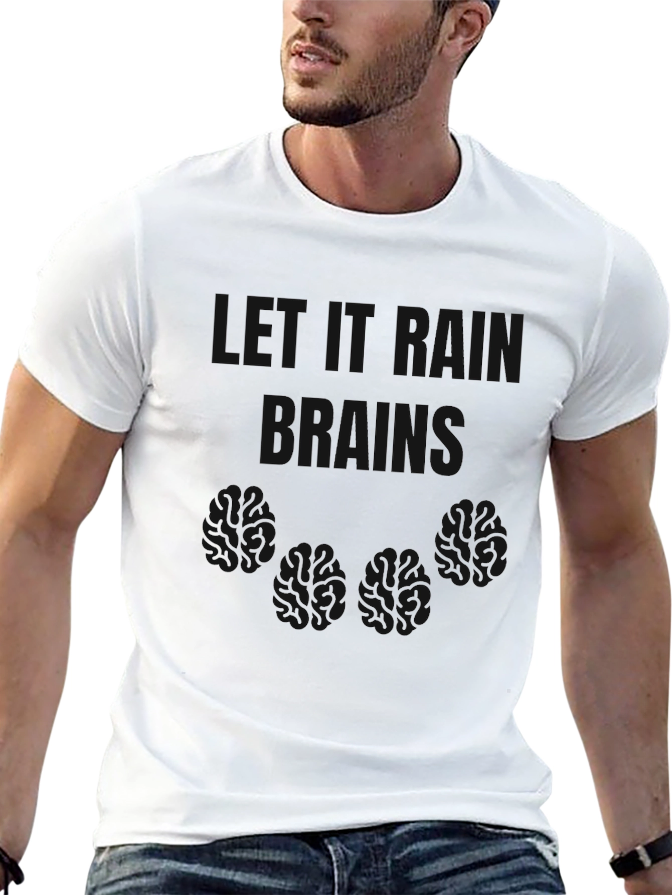 Mens Black Crew Neck Short Sleeve T-Shirt