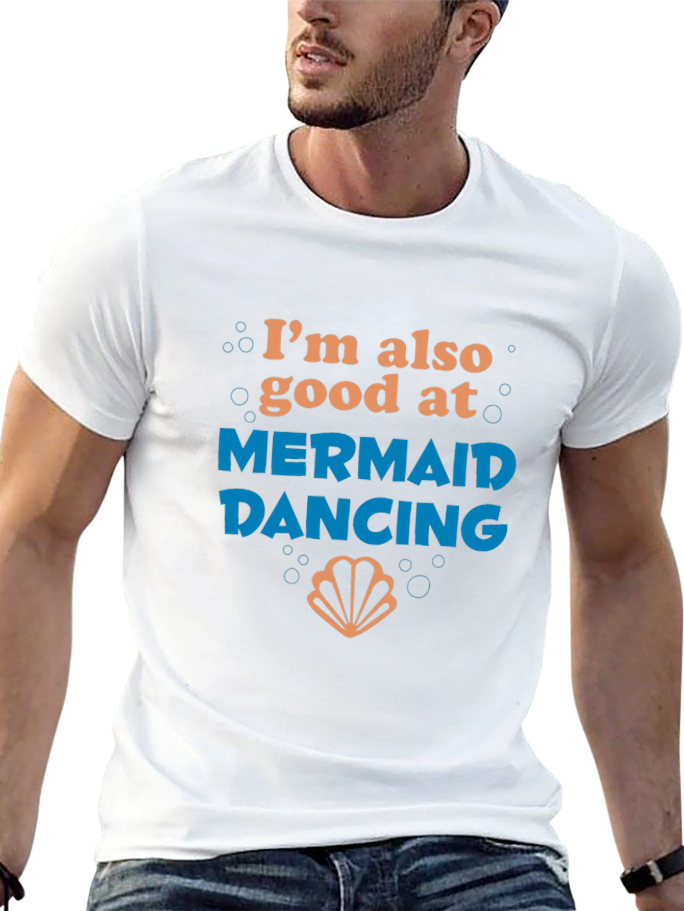 Mermaid Dancing Graphic Tee - Funny T-Shirt