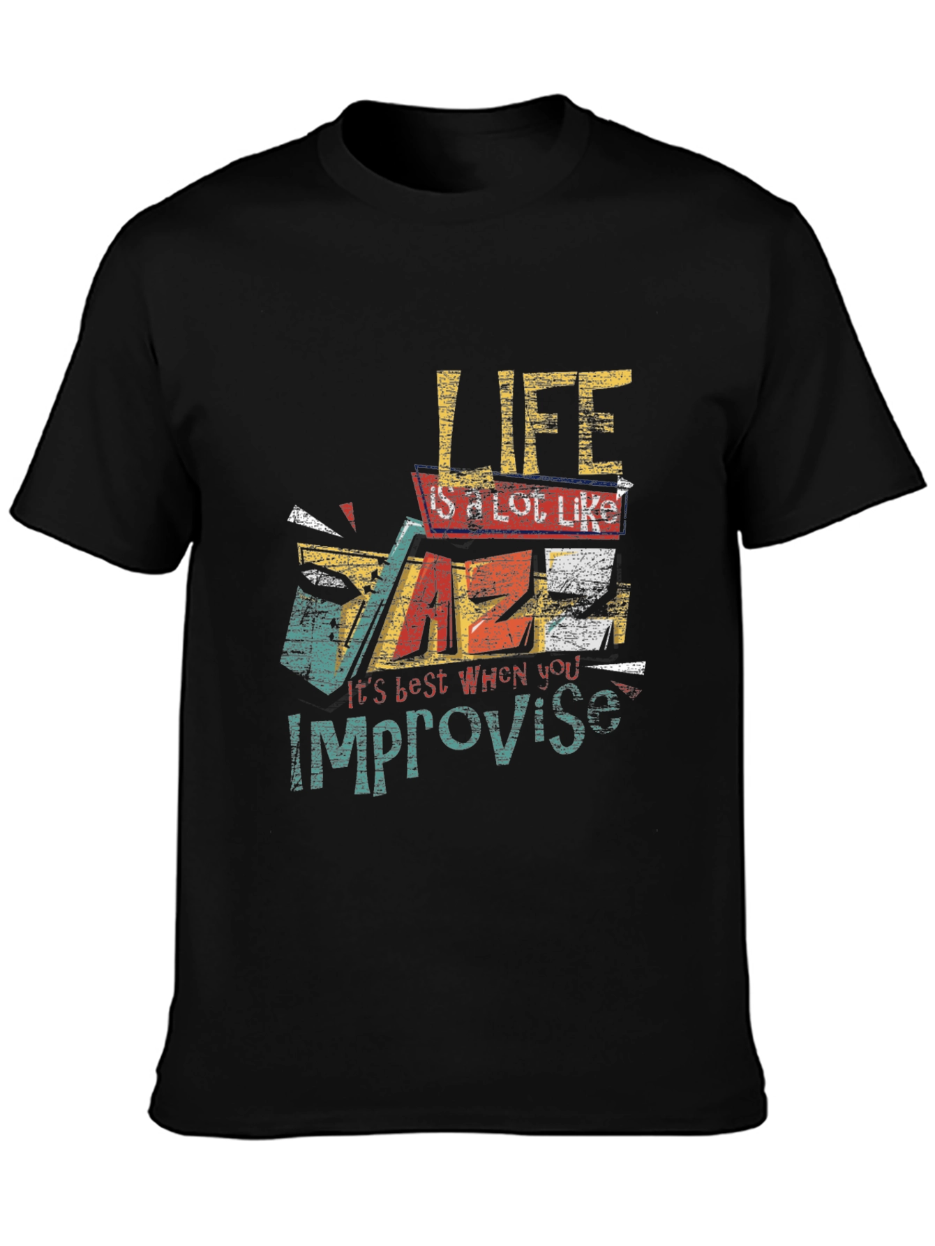 Life Improvise Graphic Print Tee