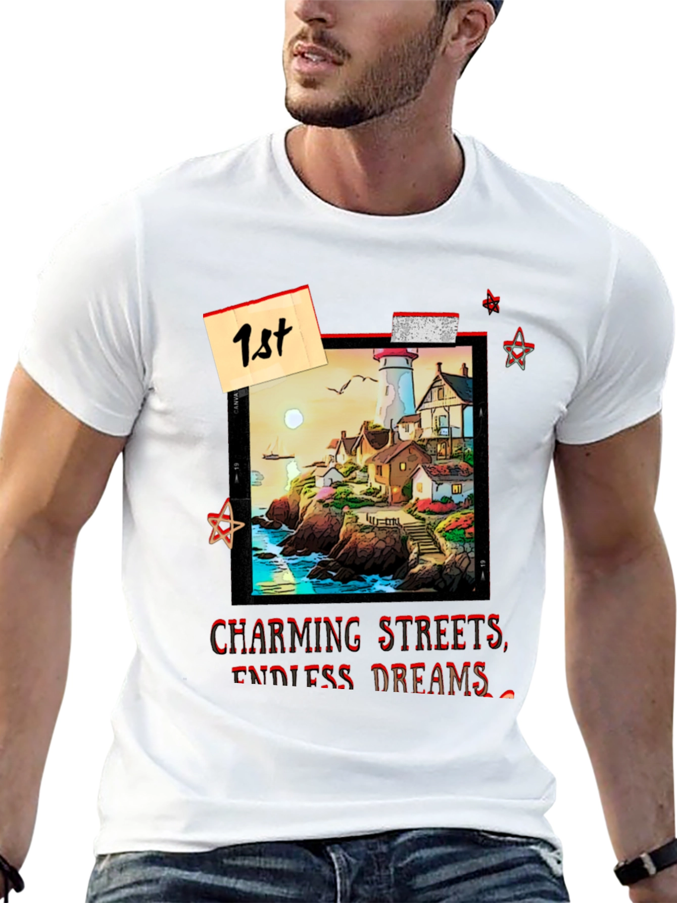 Charming Streets Graphic Tee