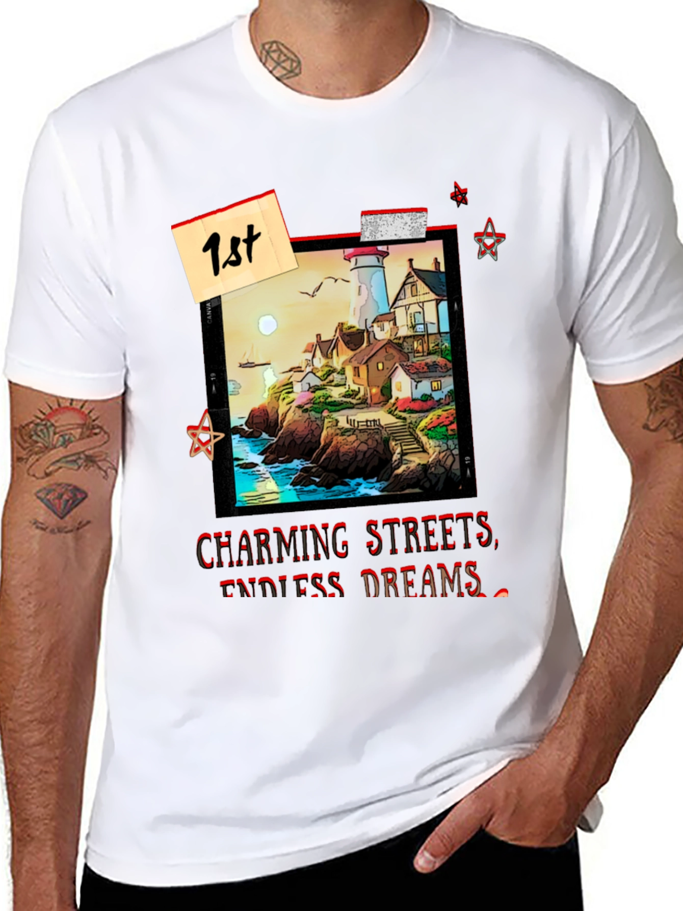 Charming Streets Graphic Tee