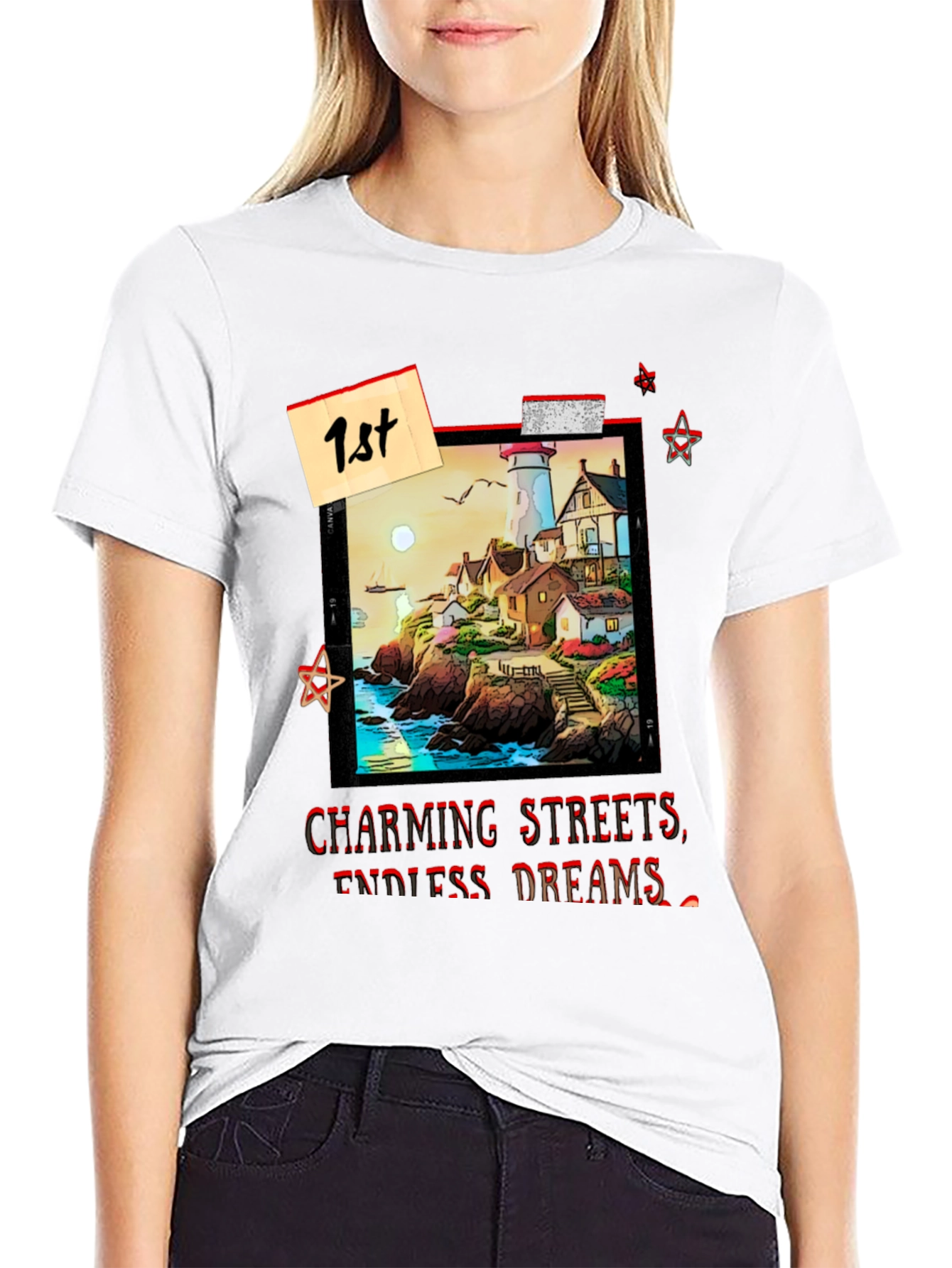 Charming Streets Graphic Tee