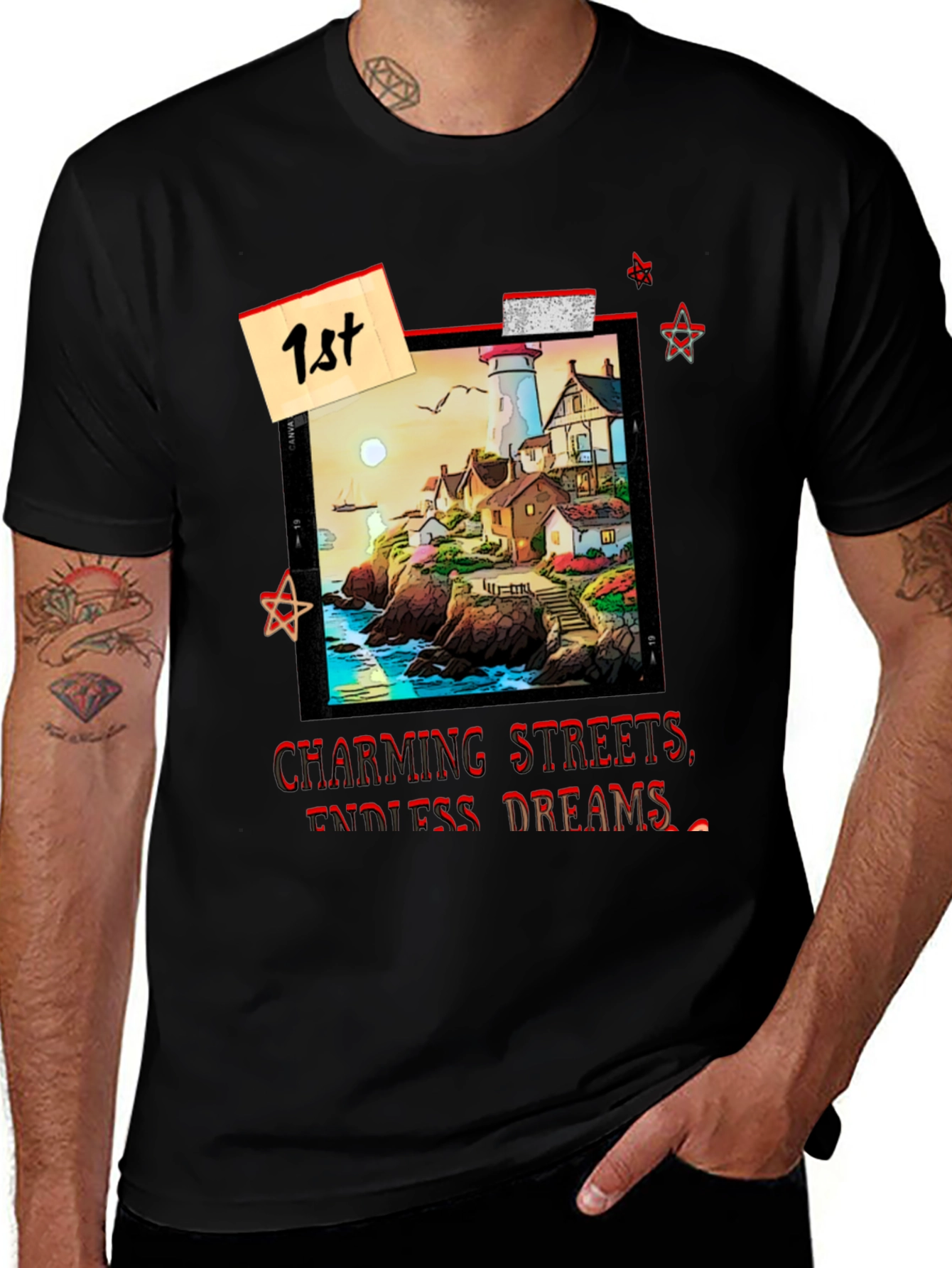 Charming Streets Graphic Tee