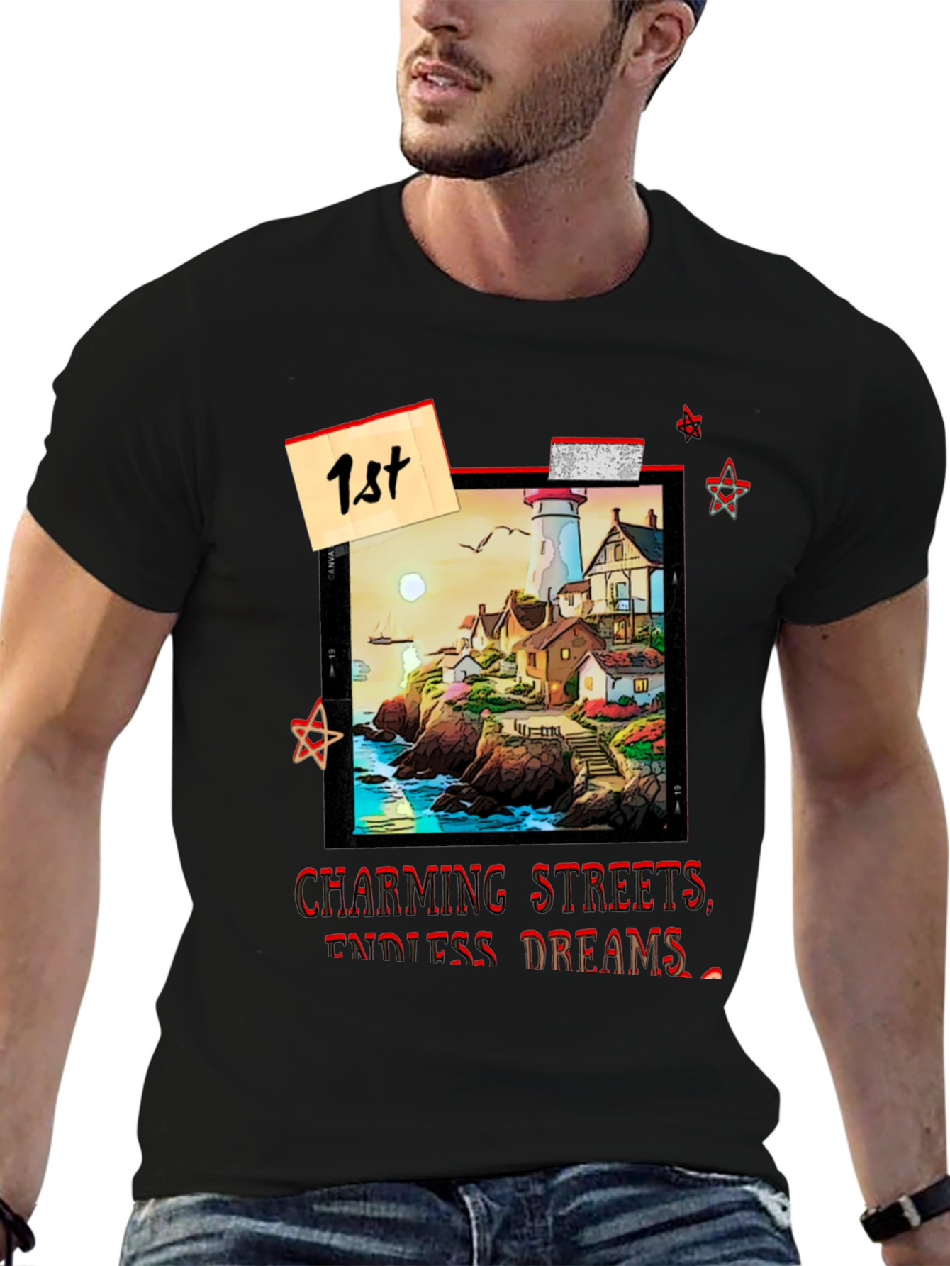 Charming Streets Graphic Tee