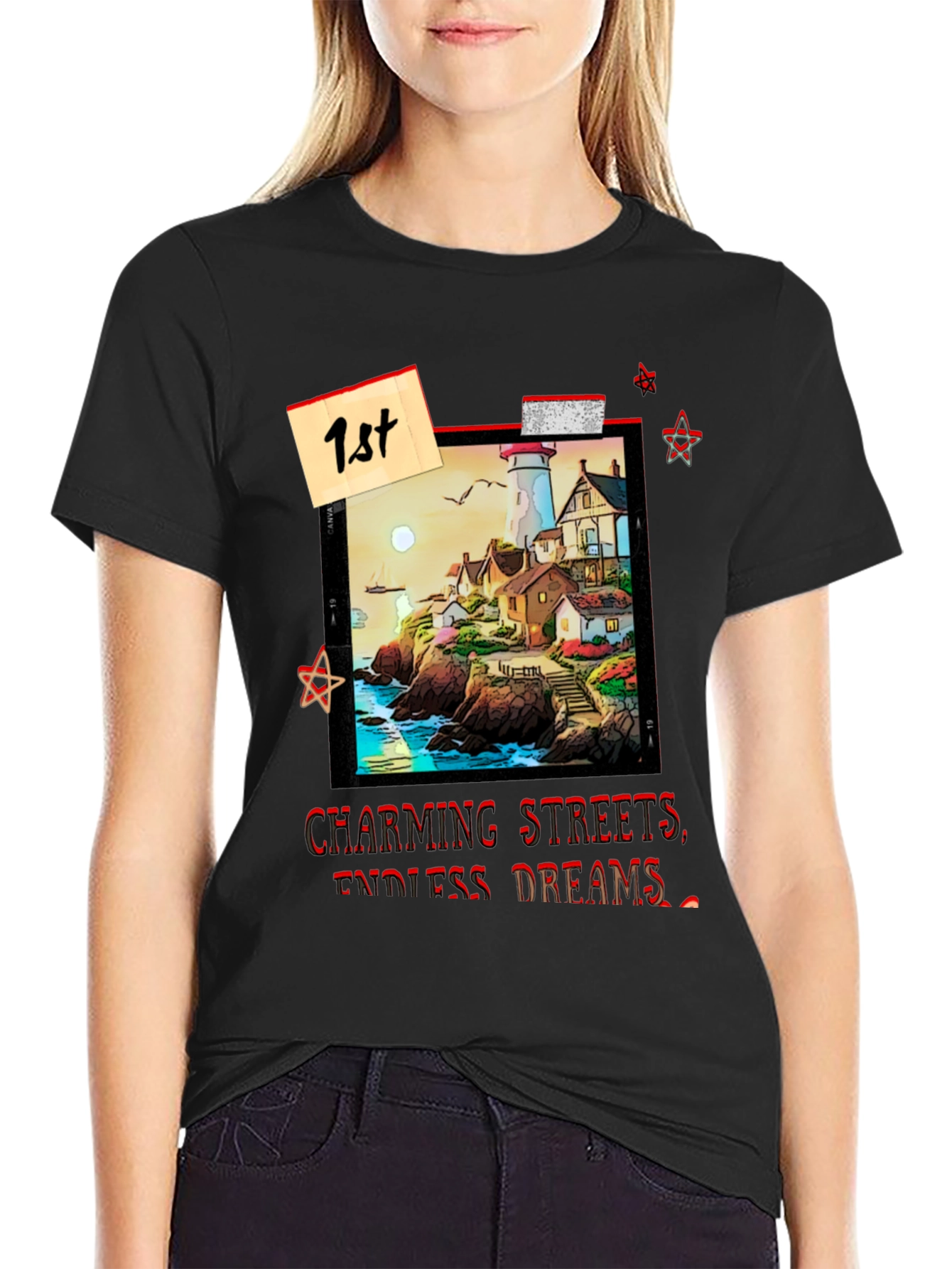 Charming Streets Graphic Tee