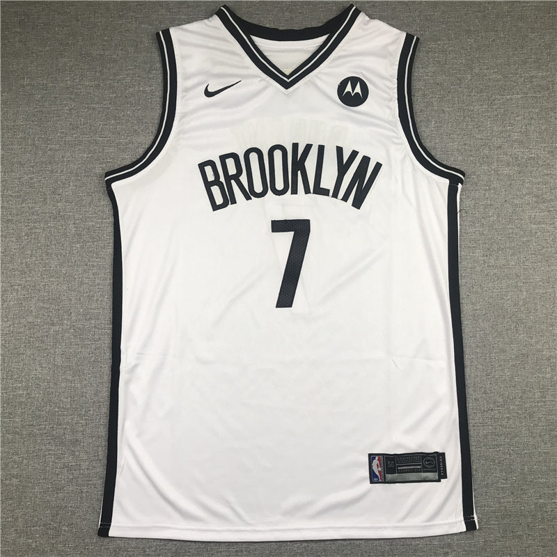 Men's Brooklyn Nets Kevin Durant White 2019 Fast Break Player Movement Jerseys