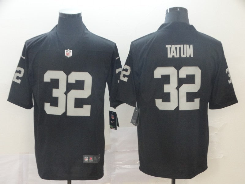 Men's Las Vegas Raiders Jack Tatum #32 Black Game Player Jerseys