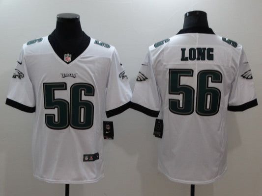 Men's Philadelphia Eagles Chris Long #56 White Game Jerseys
