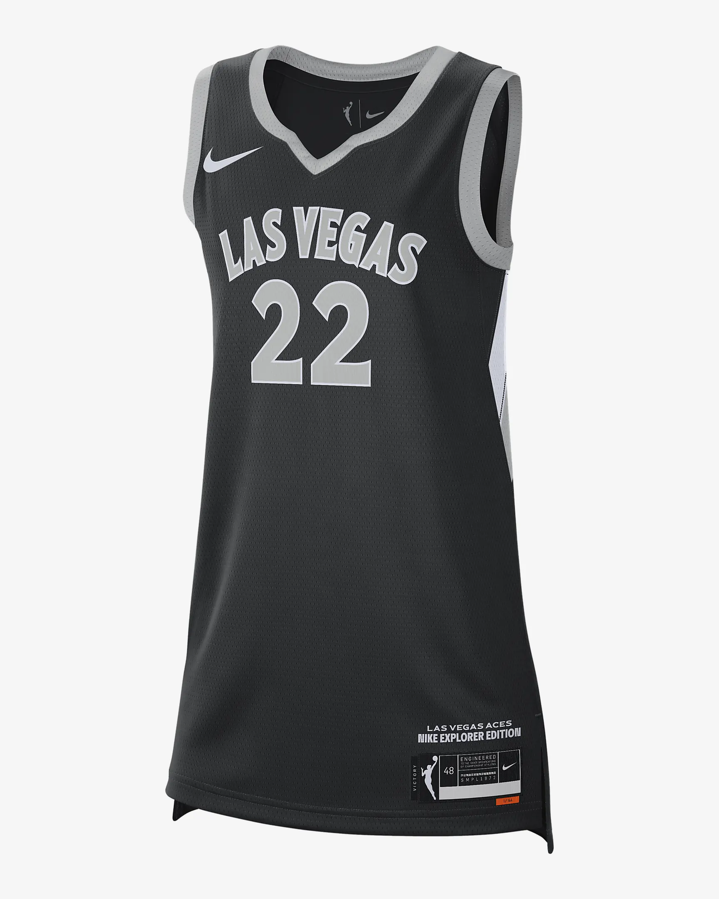 Men's Las Vegas Aces A������������������������������������Ja Wilson #22 Black Player Jersey
