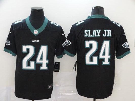 Men's Philadelphia Eagles Darius Slay Jr. #24 Black Game Jerseys