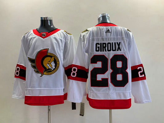 Men's Ottawa Senators Claude Giroux #28 White Player Game Jerseys